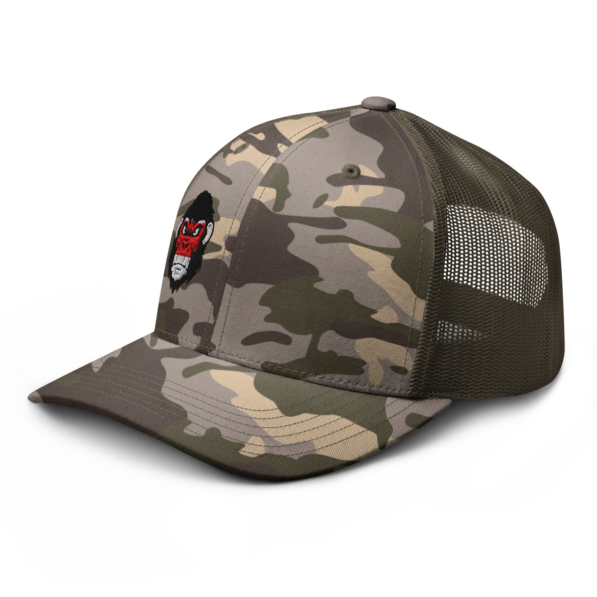 Camouflage Trucker Hat — Mad Monkey Canadian streetwear cap