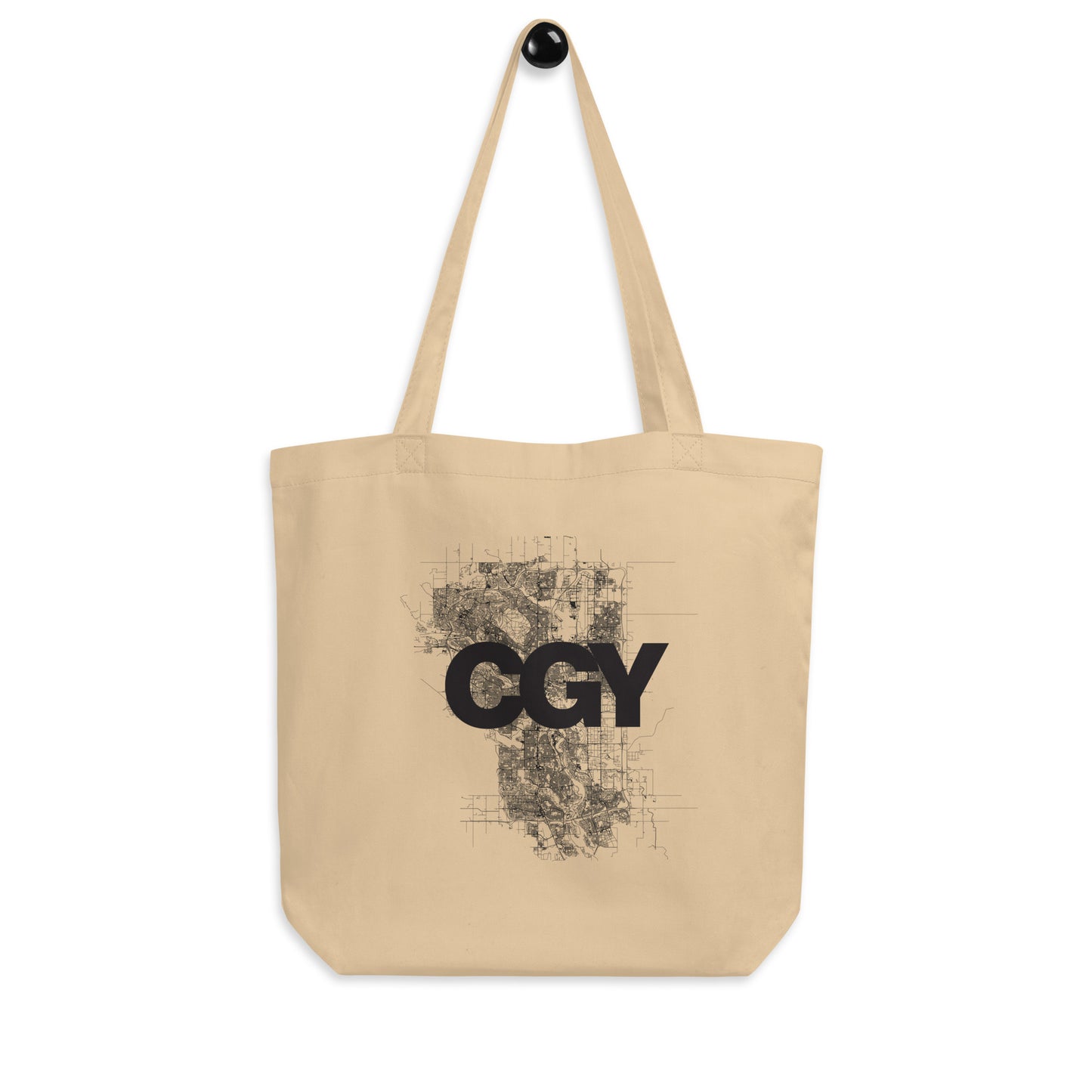 Calgary Only Streets Eco Tote Bag — city map print | Mad Monkey