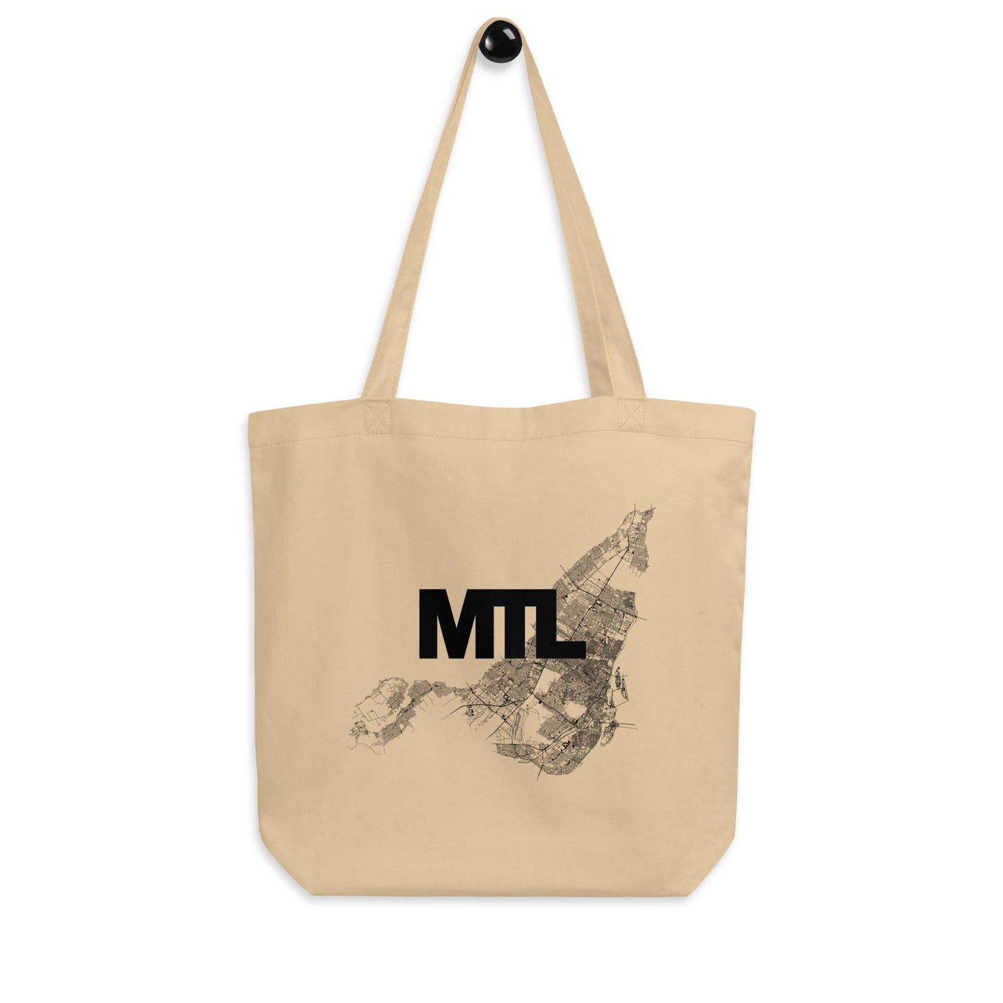 Montreal Only Streets Eco Tote Bag — city map print | Mad Monkey