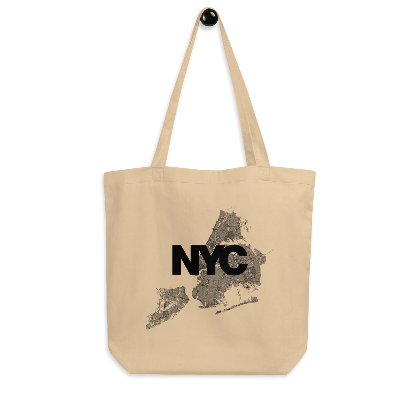 New York Only Streets Eco Tote Bag — city map print | Mad Monkey