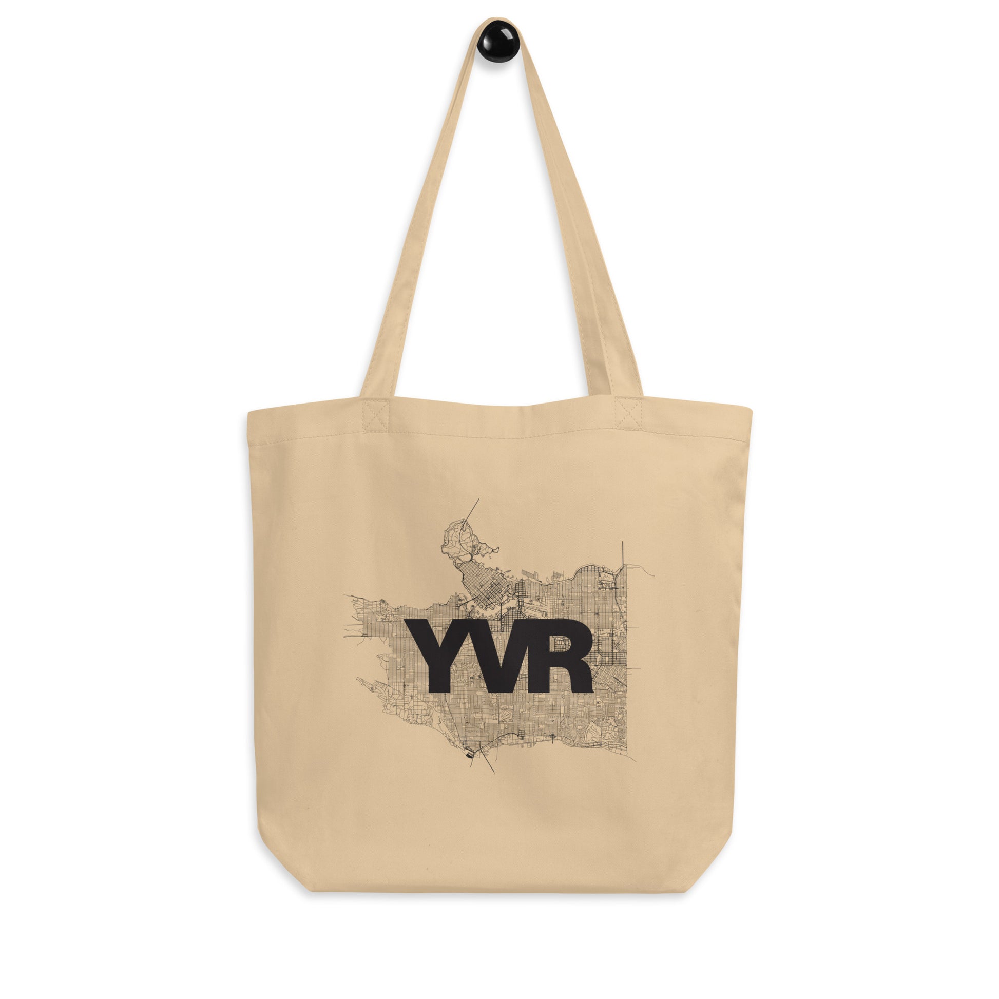 Vancouver Only Streets Eco Tote Bag — city map print | Mad Monkey