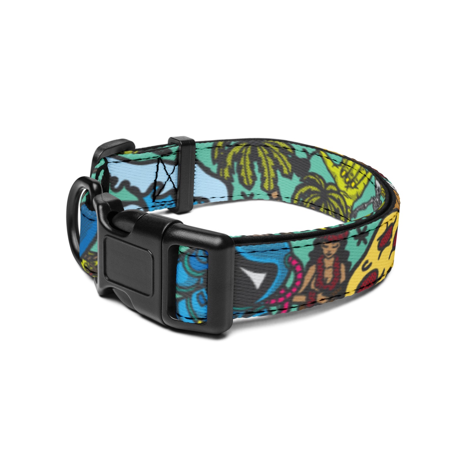 Mad Monkey Pet Collar — city graphic dog collar | Mad Monkey