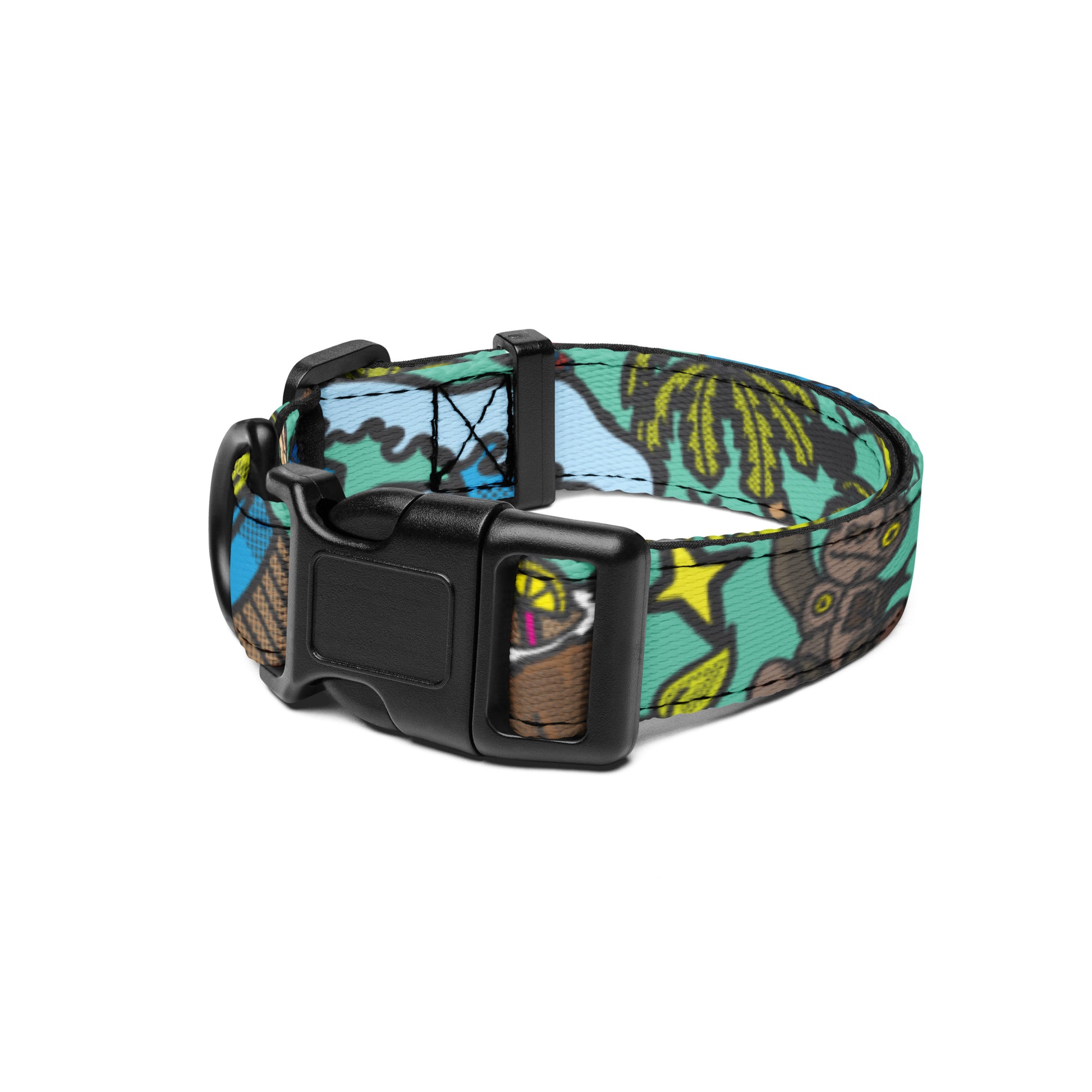 Mad Monkey Pet Collar — city graphic dog collar | Mad Monkey