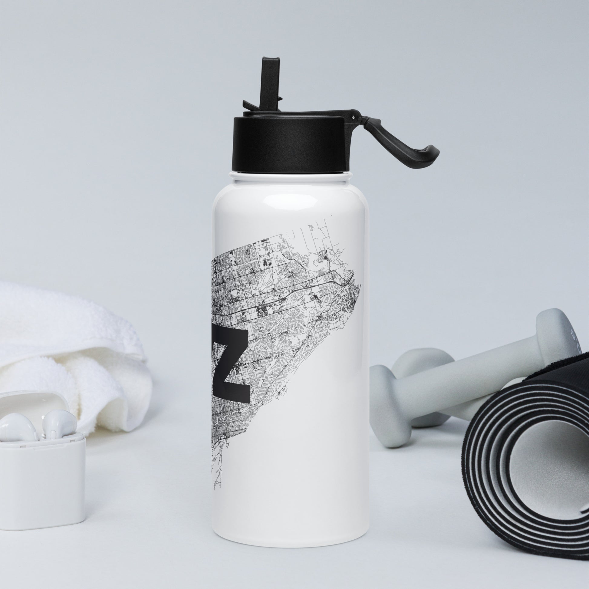 Toronto Only Streets Stainless Steel Water Bottle — 20oz | Mad Monkey