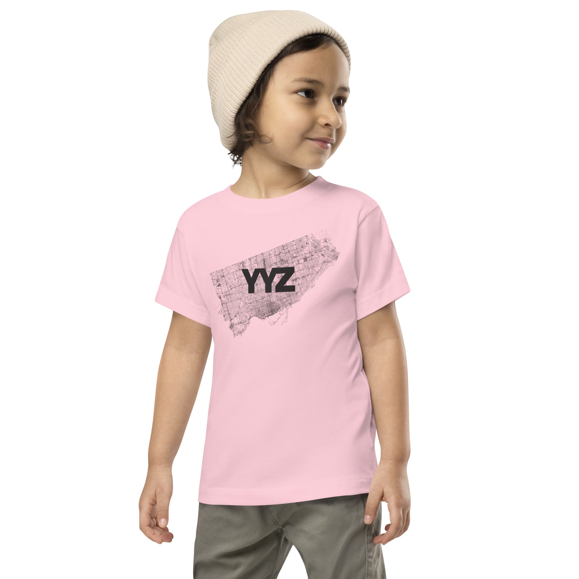 Toronto YYZ Only Streets Toddler Tee — kids city graphic shirt | Mad Monkey