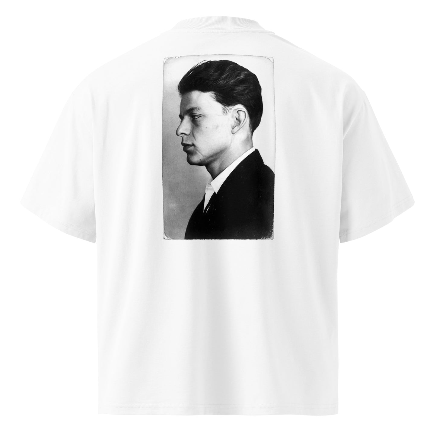 Frank Sinatra Mugshot Oversized Graphic Tee — organic cotton | Mad Monkey