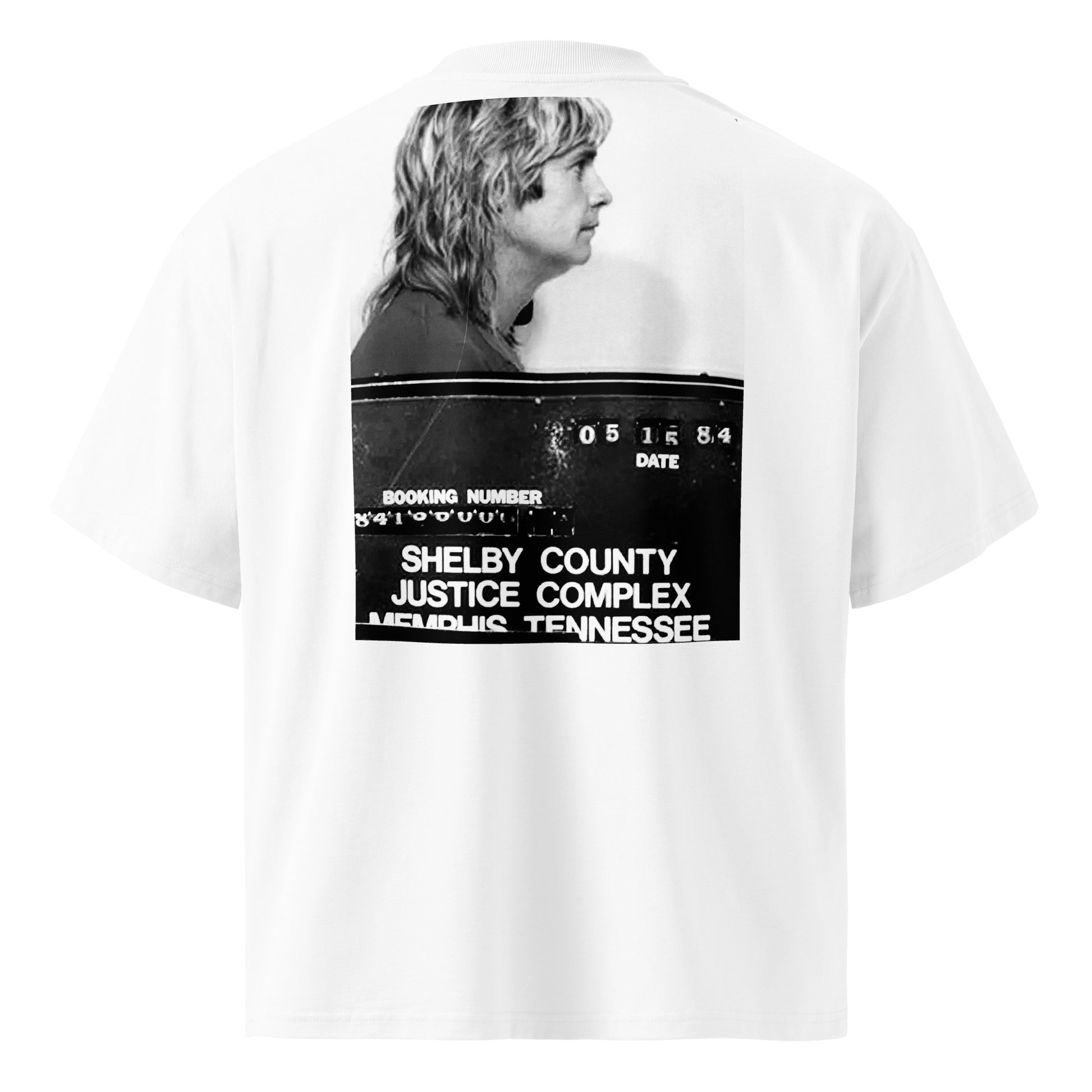 Ozzy Osbourne Mugshot Oversized Graphic Tee — organic cotton | Mad Monkey