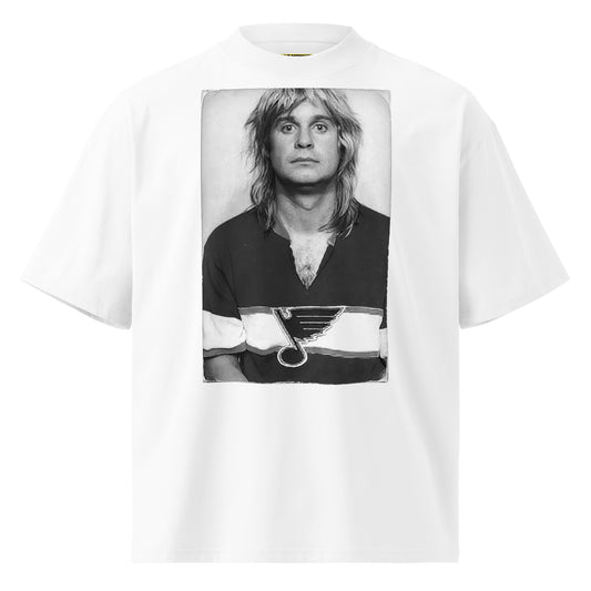 Ozzy Osbourne Mugshot Oversized Graphic Tee — organic cotton | Mad Monkey