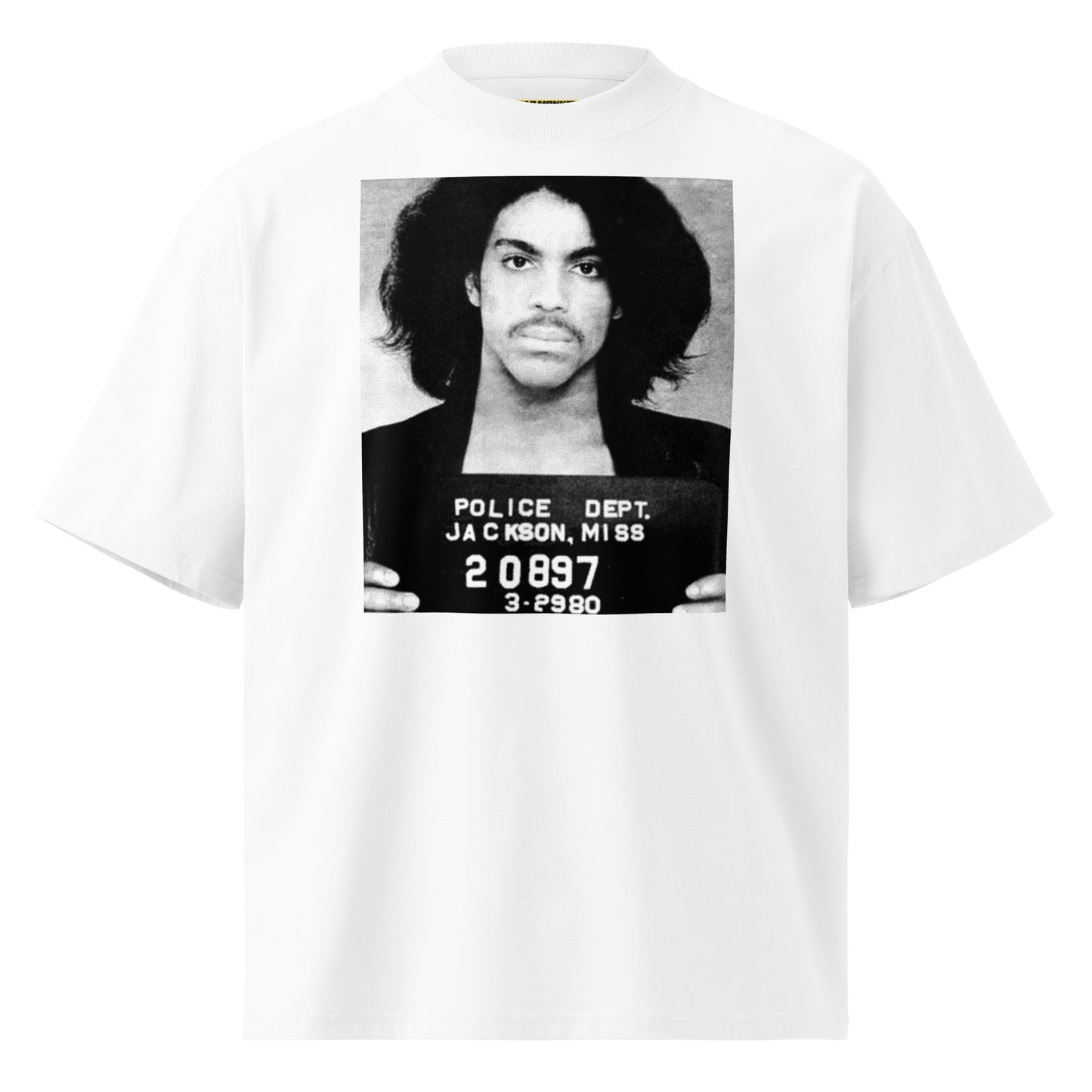 Prince Mugshot Oversized Graphic Tee — organic cotton | Mad Monkey