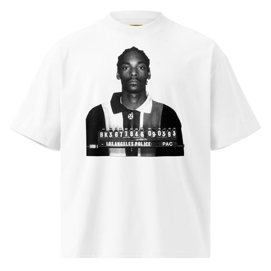 Snoop Dogg Mugshot Oversized Graphic Tee — organic cotton | Mad Monkey