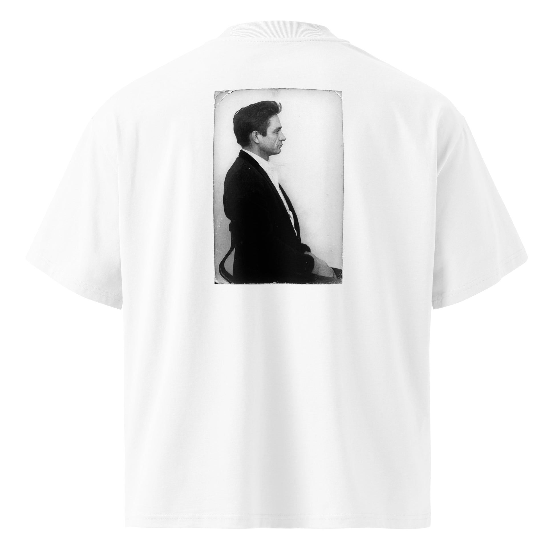 Johnny Cash Mugshot Oversized Graphic Tee — organic cotton | Mad Monkey