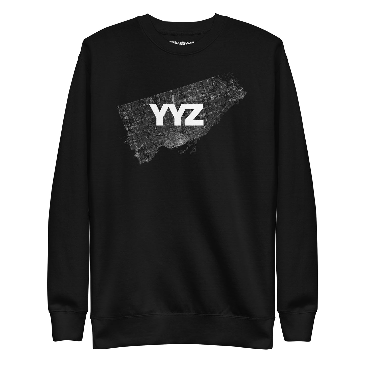 Toronto YYZ Only Streets Premium Sweatshirt — city graphic | Mad Monkey