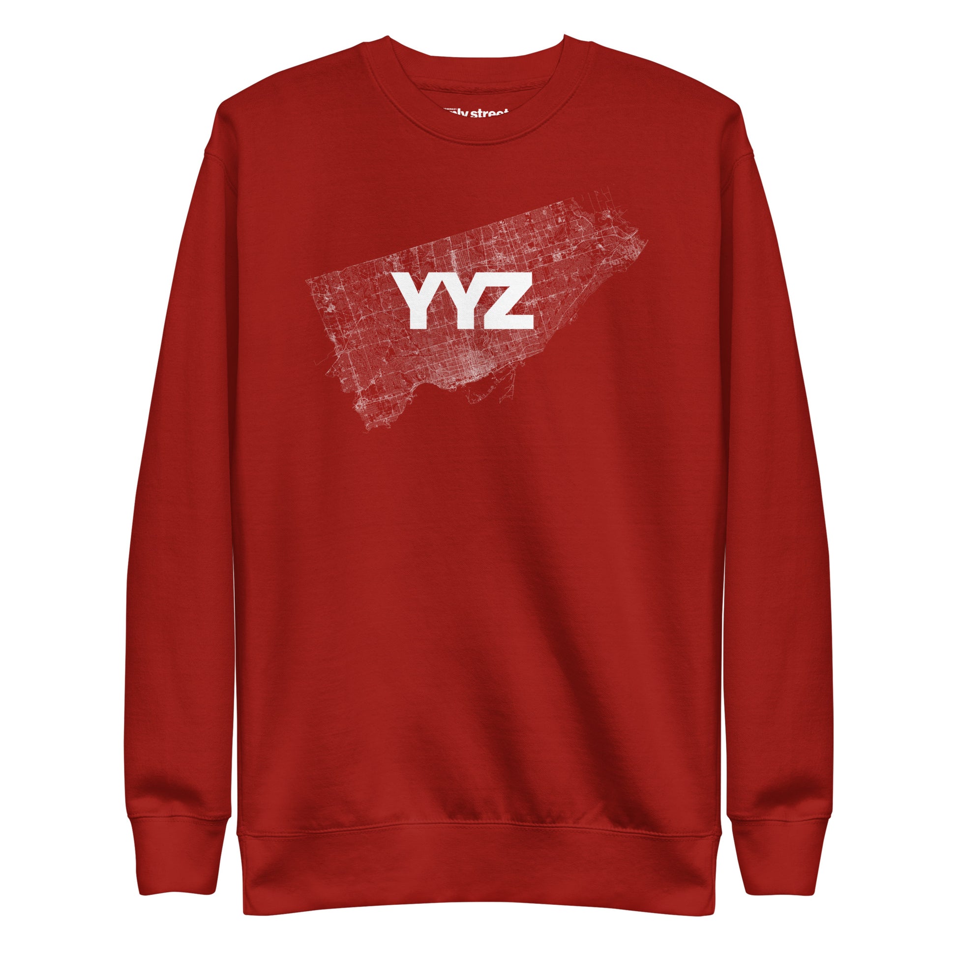 Toronto YYZ Only Streets Premium Sweatshirt — city graphic | Mad Monkey