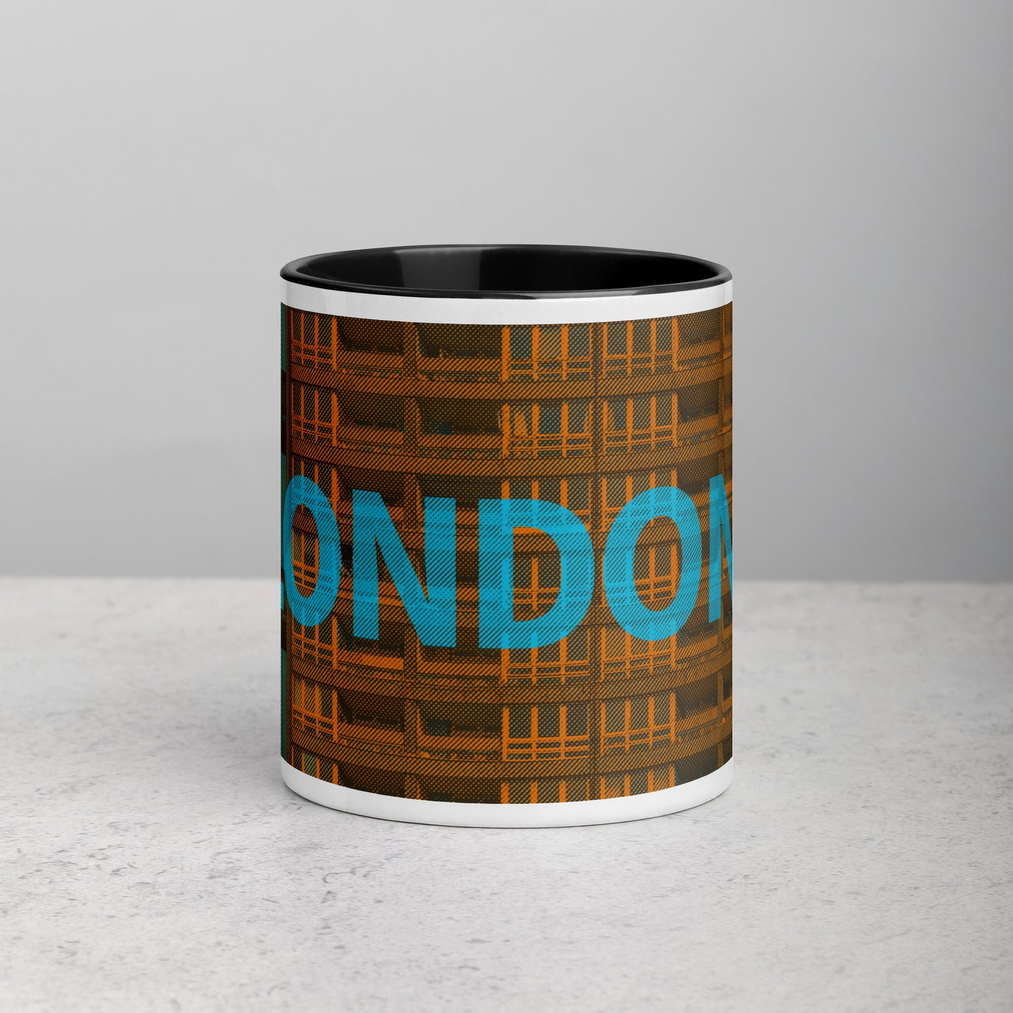London Concrete Archive Ceramic Mug — 11oz city graphic | Mad Monkey