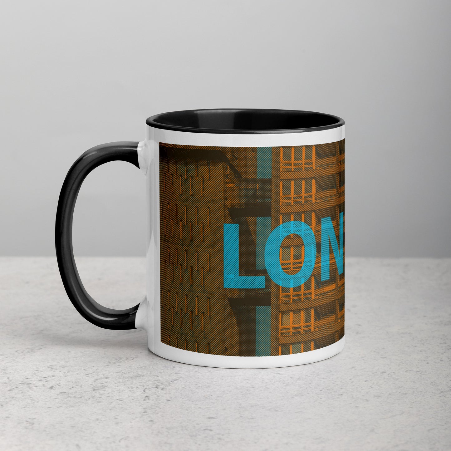 London Concrete Archive Ceramic Mug — 11oz city graphic | Mad Monkey