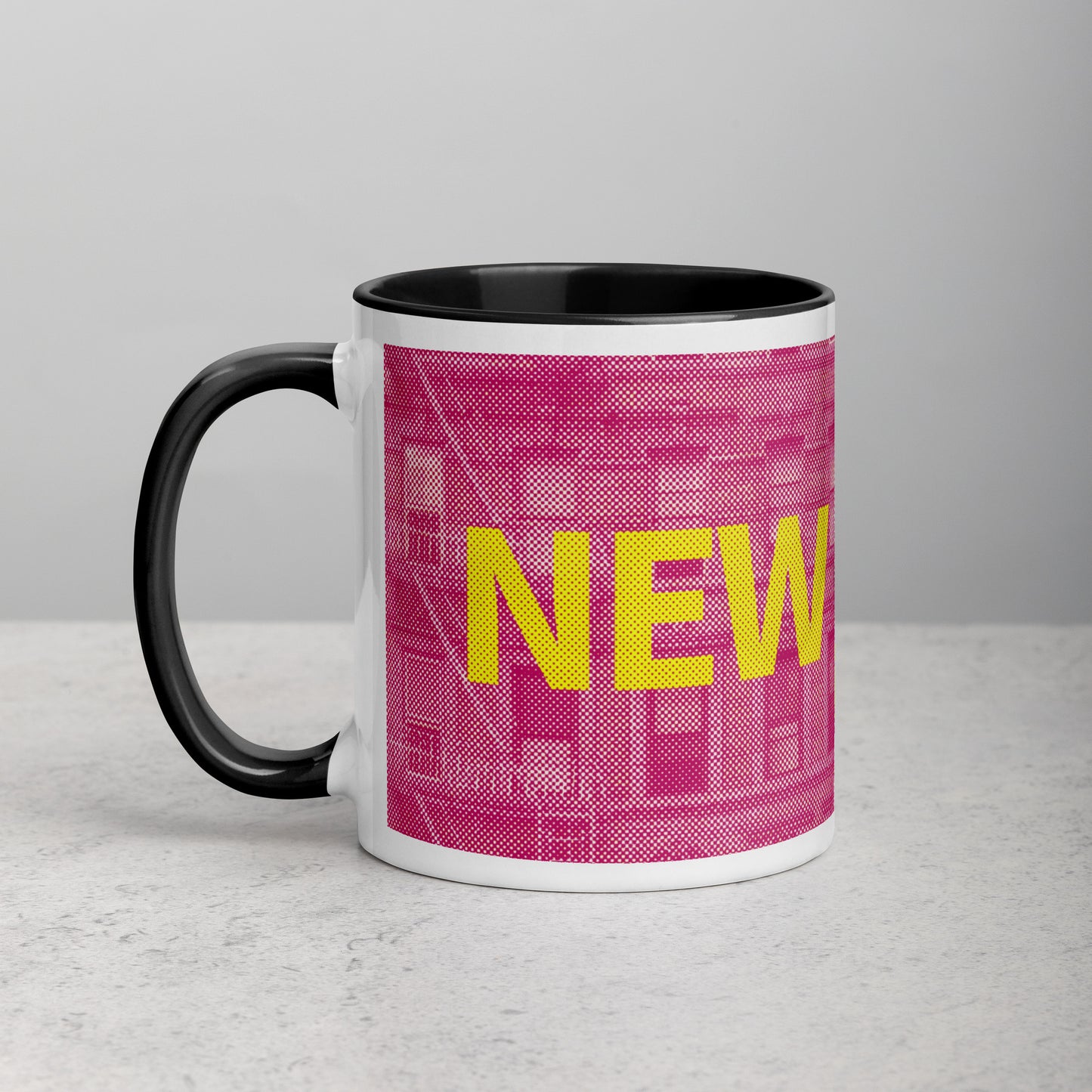 New York Concrete Archive Ceramic Mug — 11oz city graphic | Mad Monkey