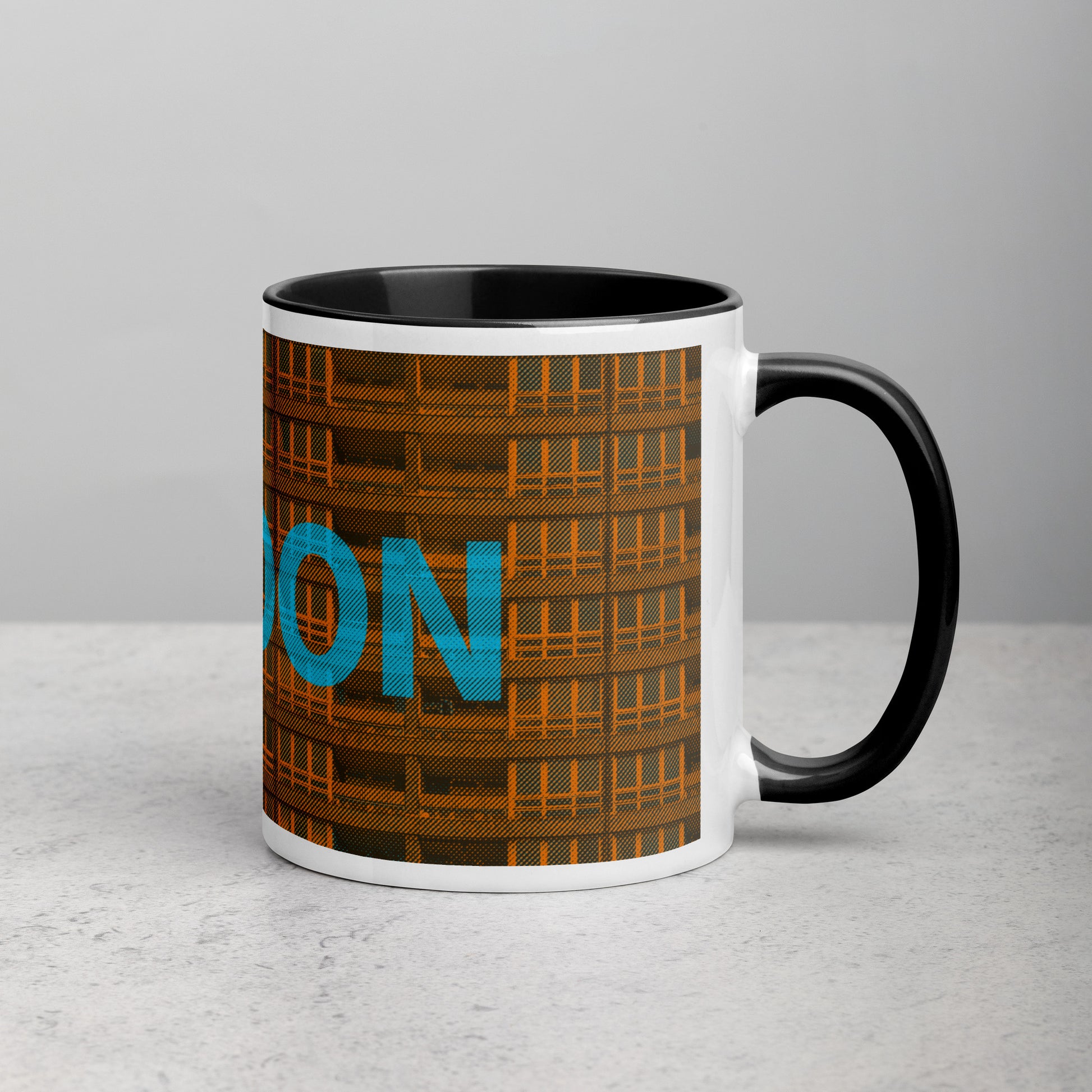 London Concrete Archive Ceramic Mug — 11oz city graphic | Mad Monkey