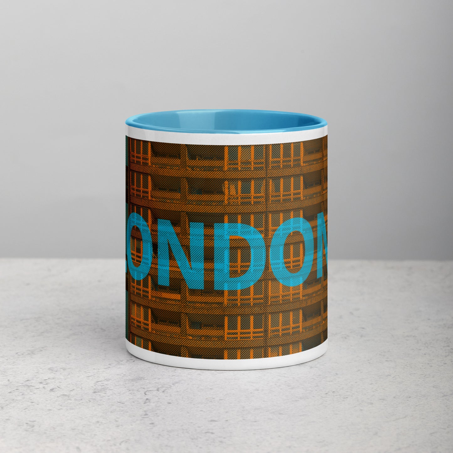 London Concrete Archive Ceramic Mug — 11oz city graphic | Mad Monkey