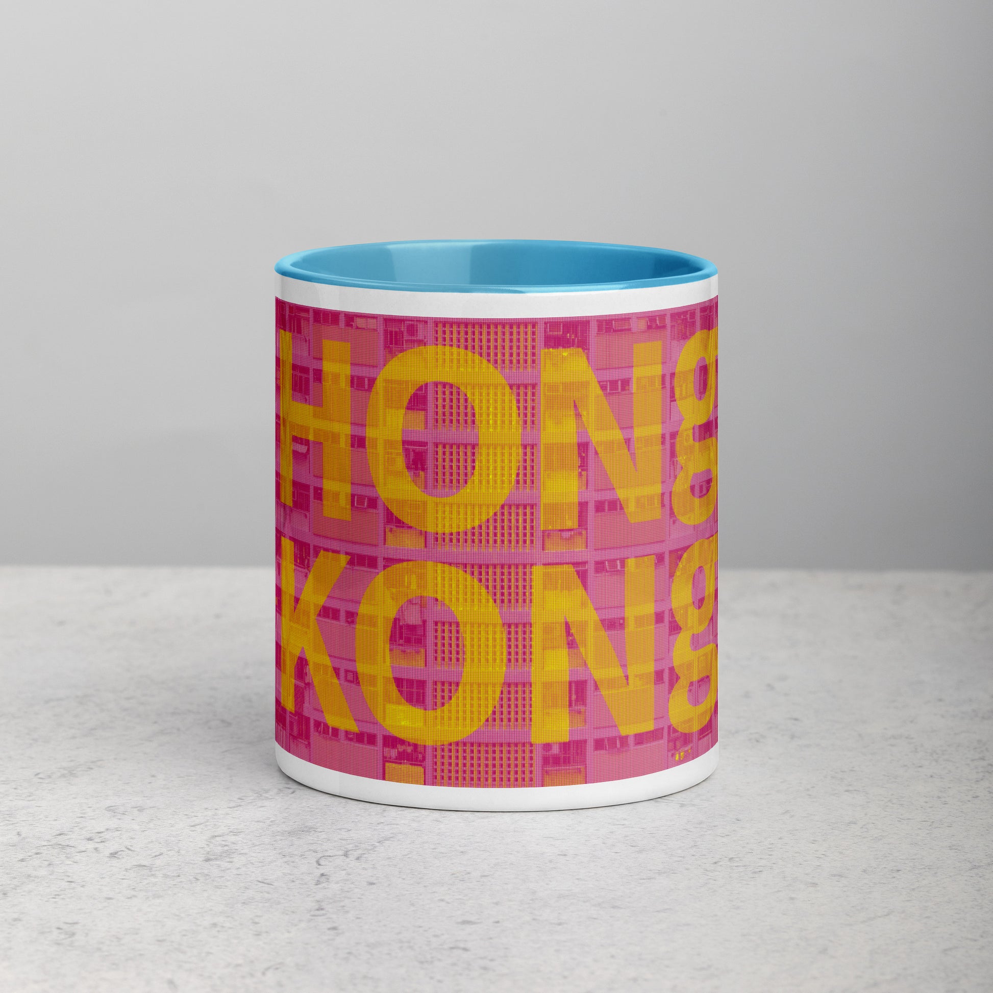 Hong Kong Concrete Archive Ceramic Mug — 11oz city graphic | Mad Monkey