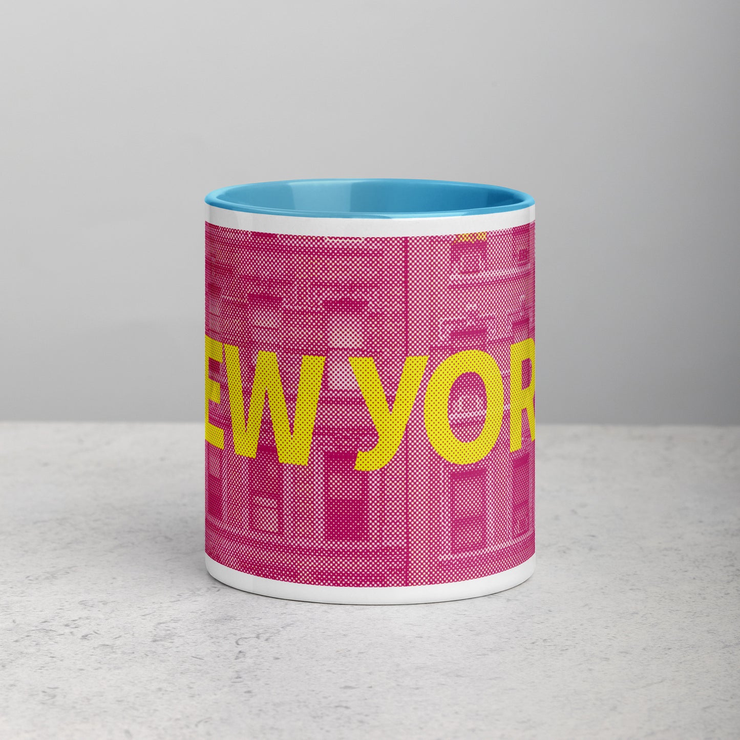 New York Concrete Archive Ceramic Mug — 11oz city graphic | Mad Monkey