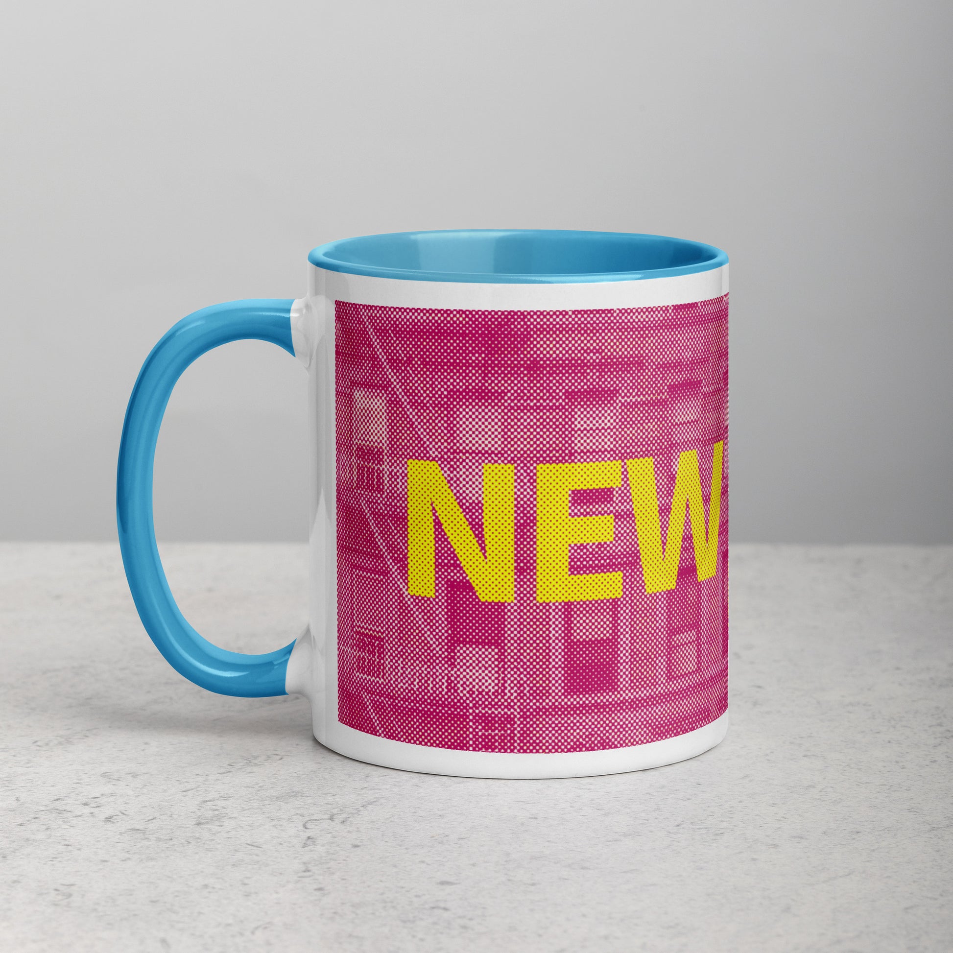 New York Concrete Archive Ceramic Mug — 11oz city graphic | Mad Monkey