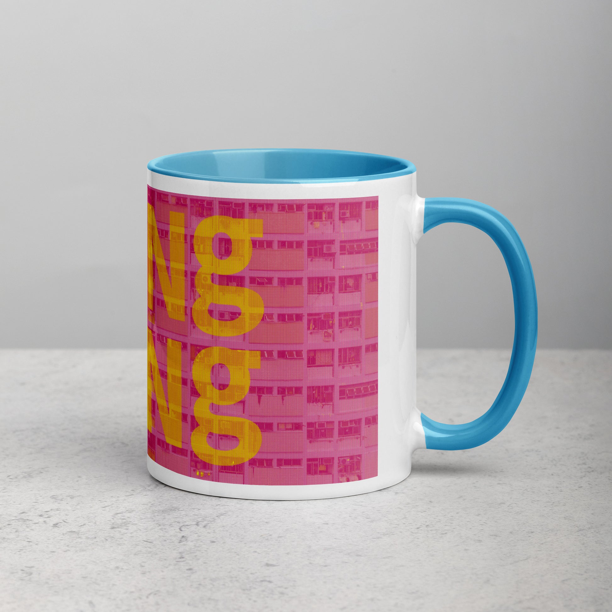 Hong Kong Concrete Archive Ceramic Mug — 11oz city graphic | Mad Monkey