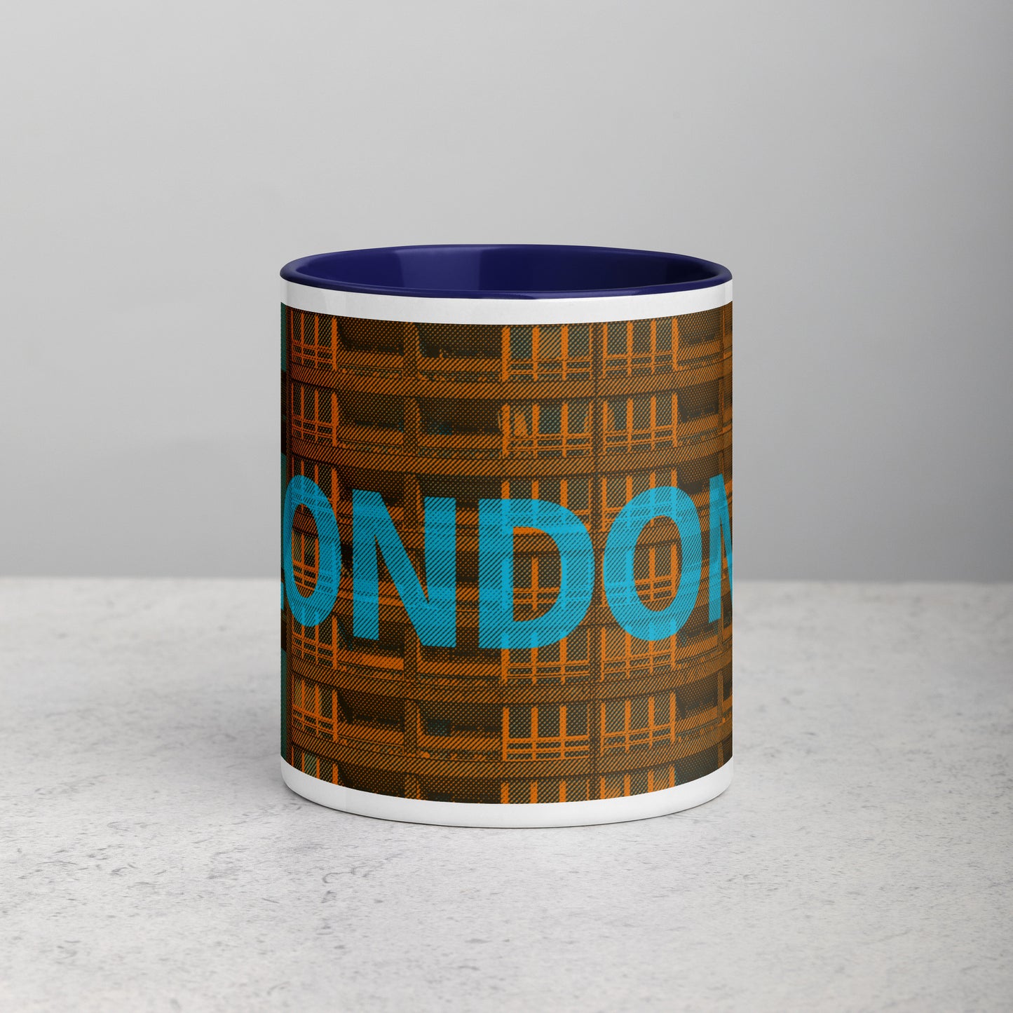 London Concrete Archive Ceramic Mug — 11oz city graphic | Mad Monkey