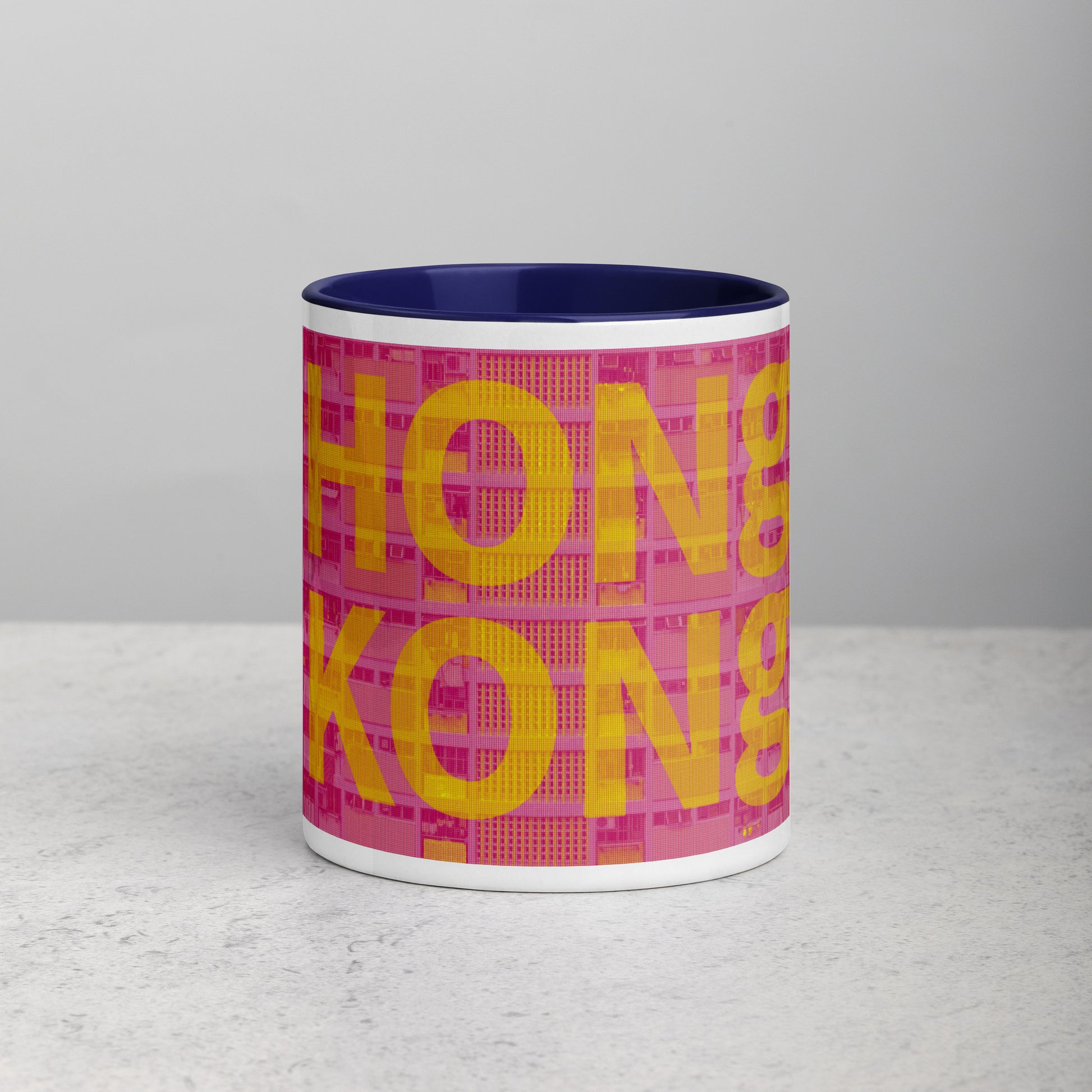 Hong Kong Concrete Archive Ceramic Mug — 11oz city graphic | Mad Monkey