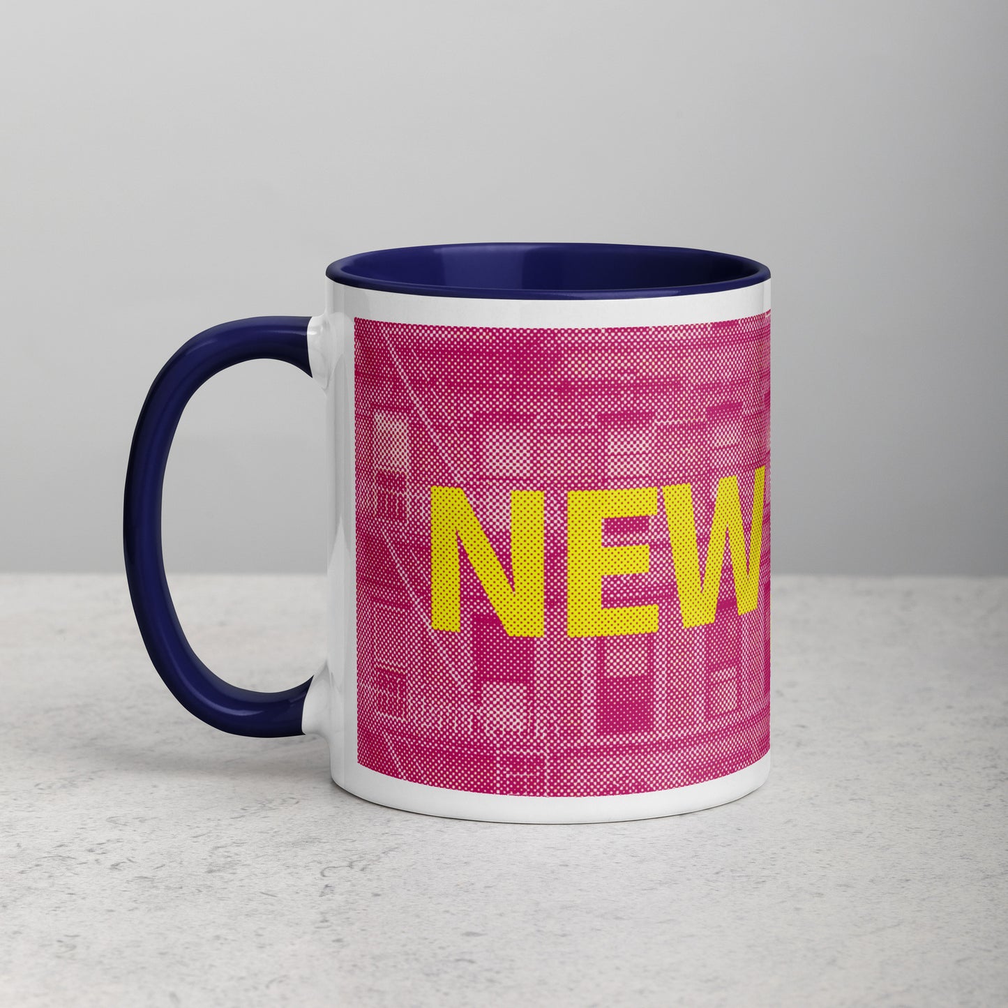 New York Concrete Archive Ceramic Mug — 11oz city graphic | Mad Monkey