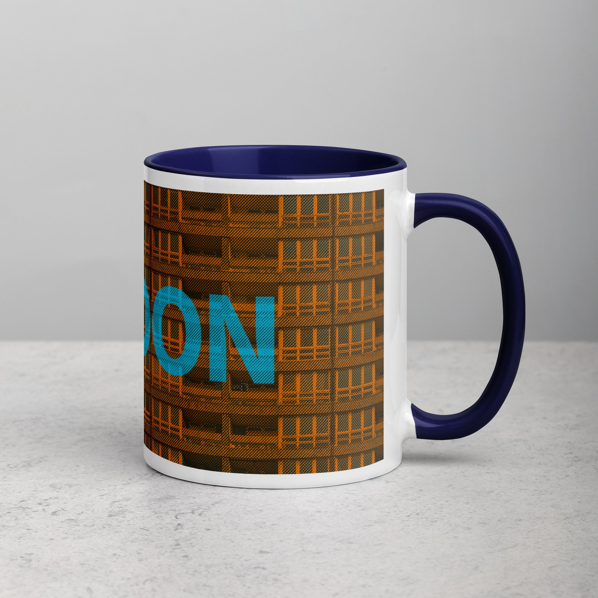 London Concrete Archive Ceramic Mug — 11oz city graphic | Mad Monkey