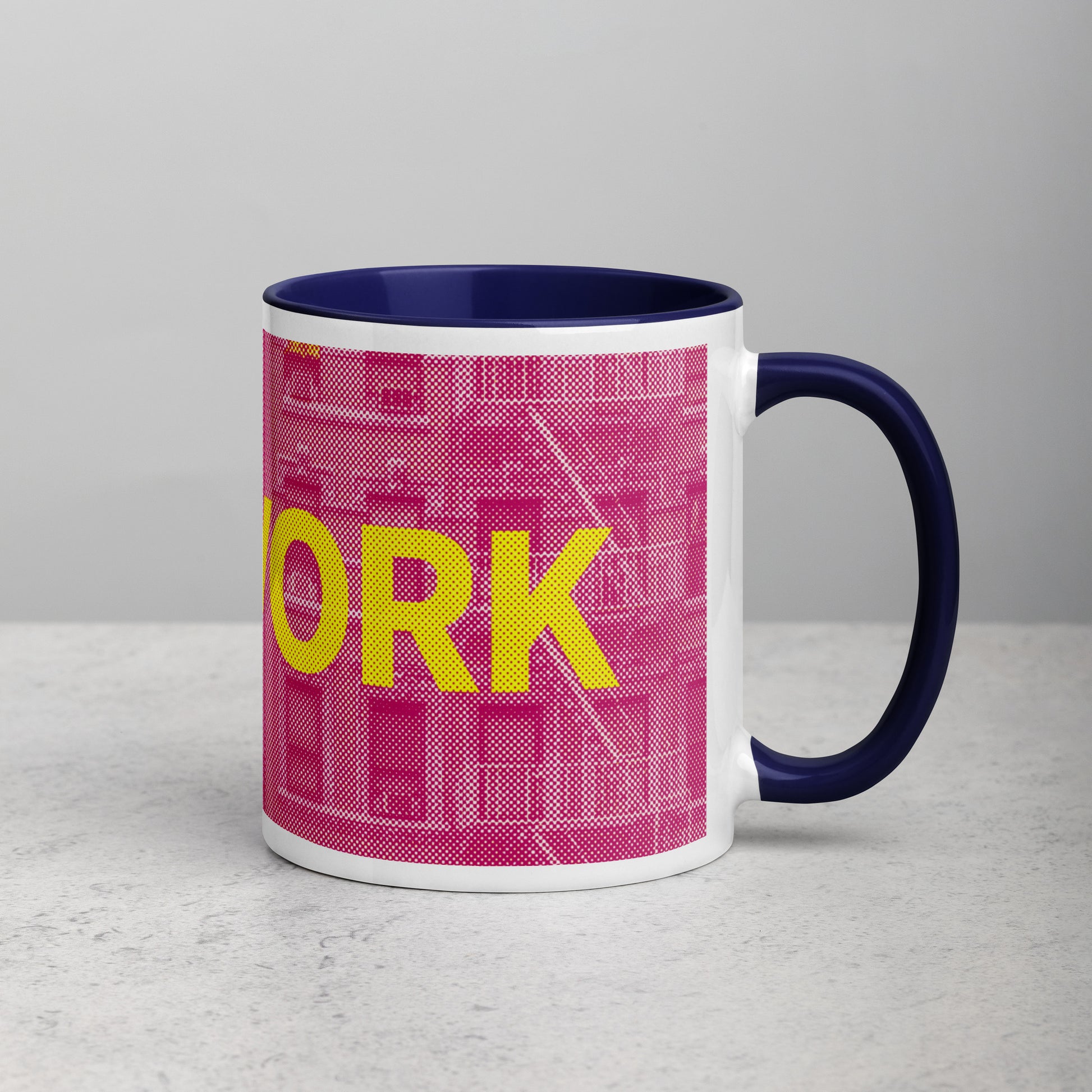 New York Concrete Archive Ceramic Mug — 11oz city graphic | Mad Monkey