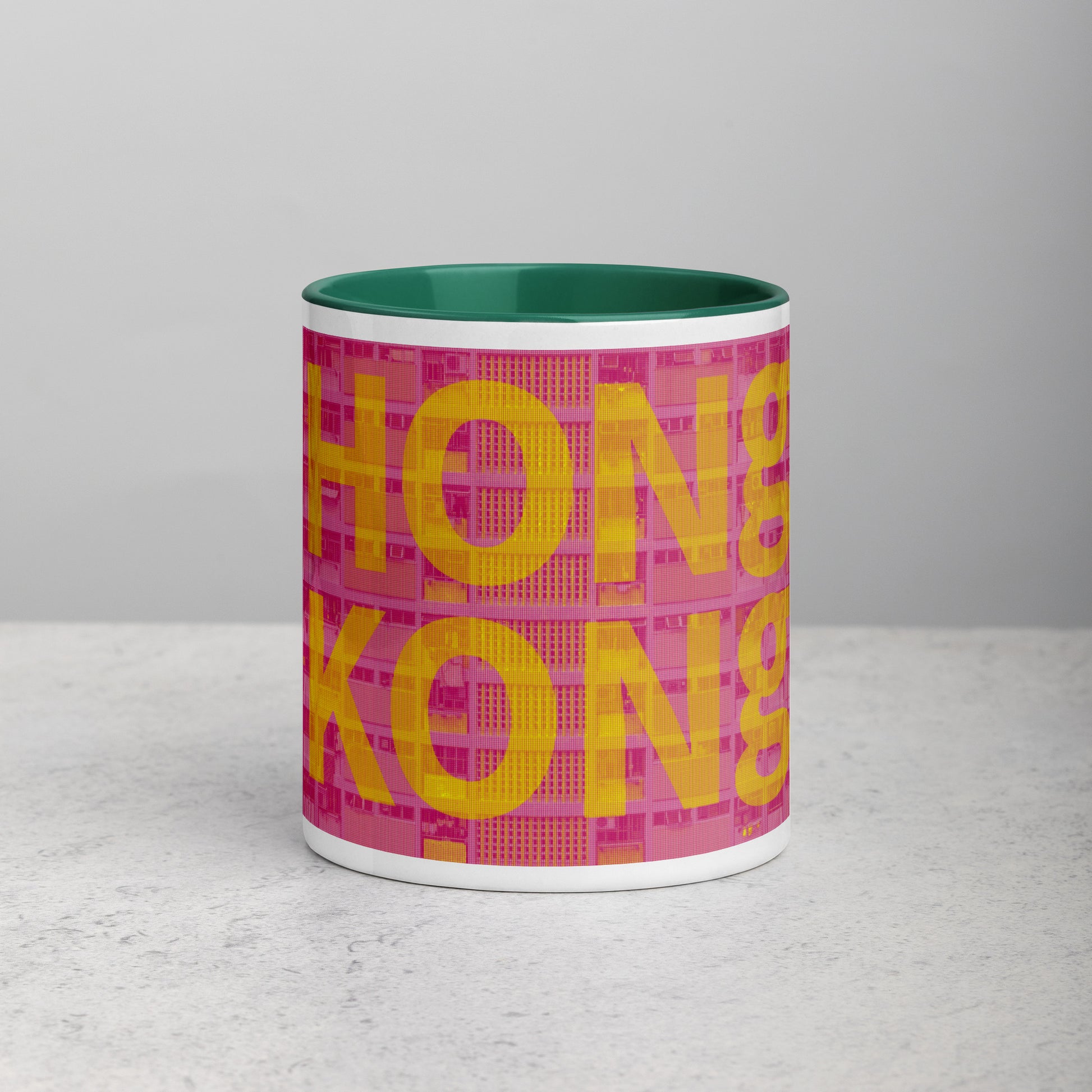 Hong Kong Concrete Archive Ceramic Mug — 11oz city graphic | Mad Monkey