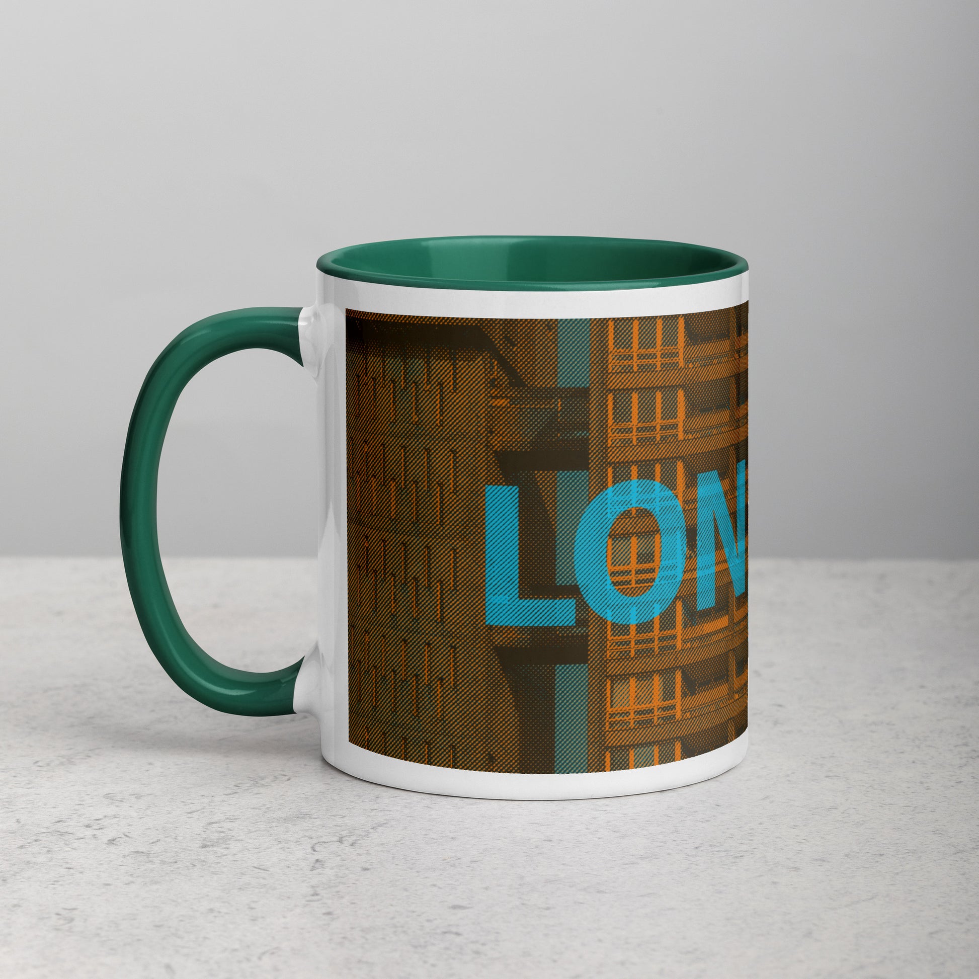 London Concrete Archive Ceramic Mug — 11oz city graphic | Mad Monkey