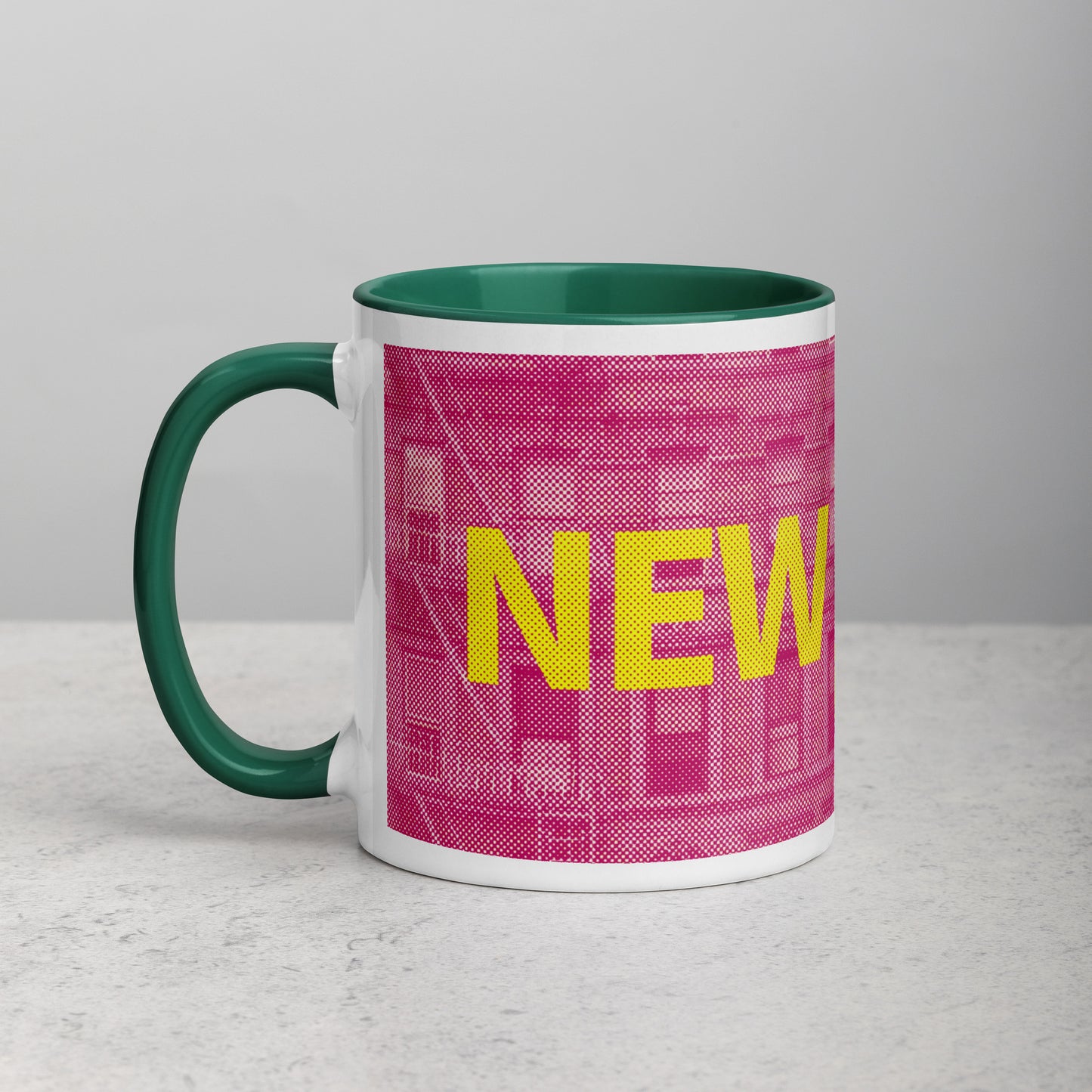 New York Concrete Archive Ceramic Mug — 11oz city graphic | Mad Monkey