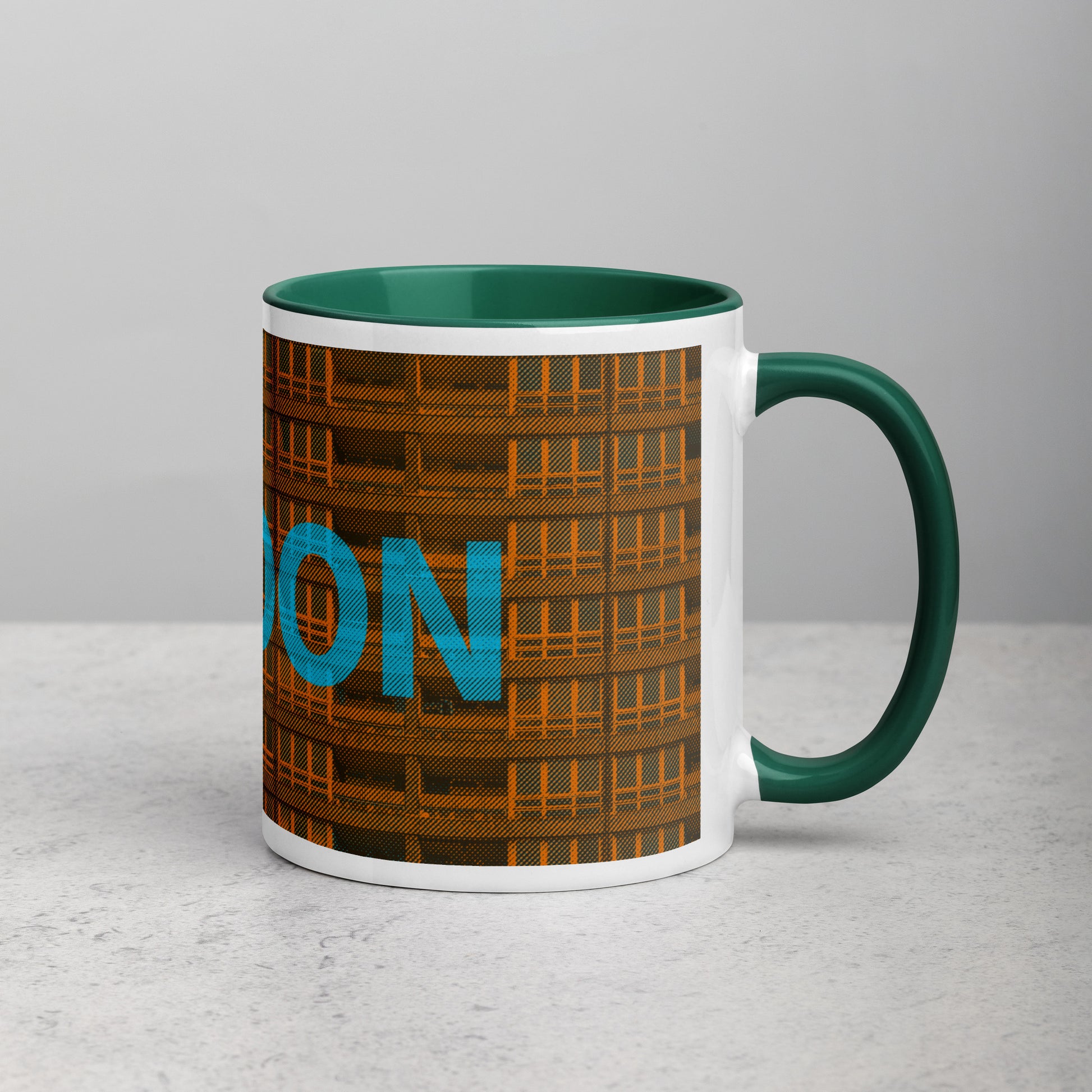 London Concrete Archive Ceramic Mug — 11oz city graphic | Mad Monkey