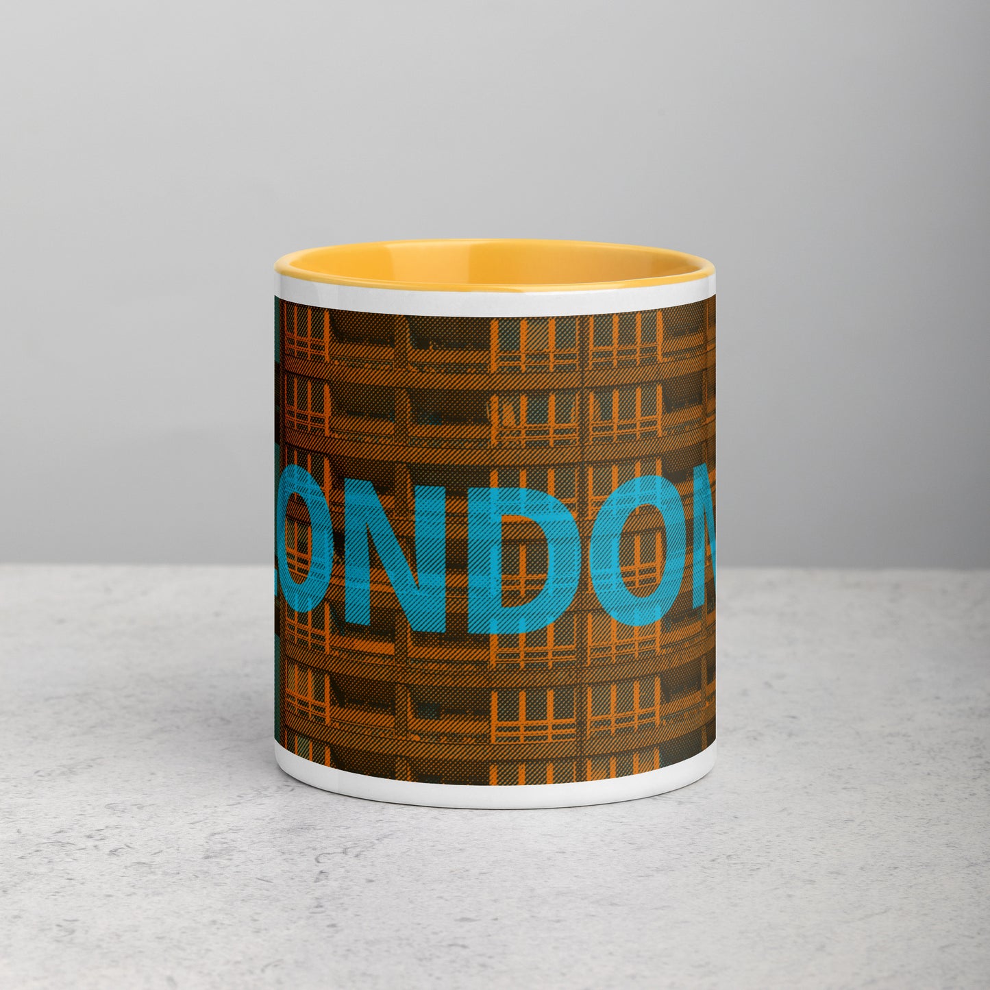 London Concrete Archive Ceramic Mug — 11oz city graphic | Mad Monkey