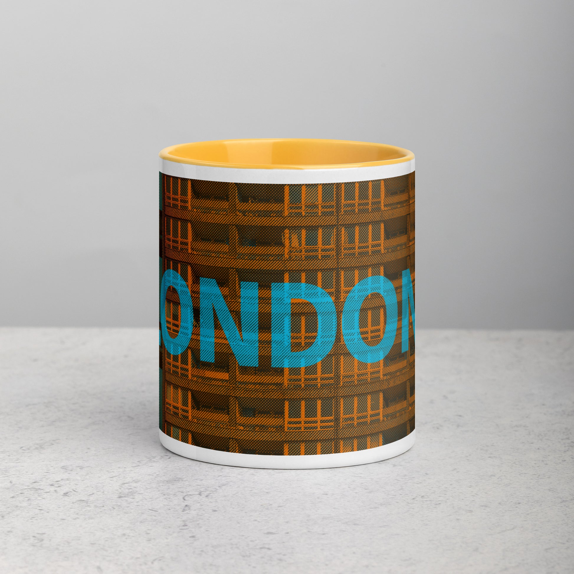 London Concrete Archive Ceramic Mug — 11oz city graphic | Mad Monkey