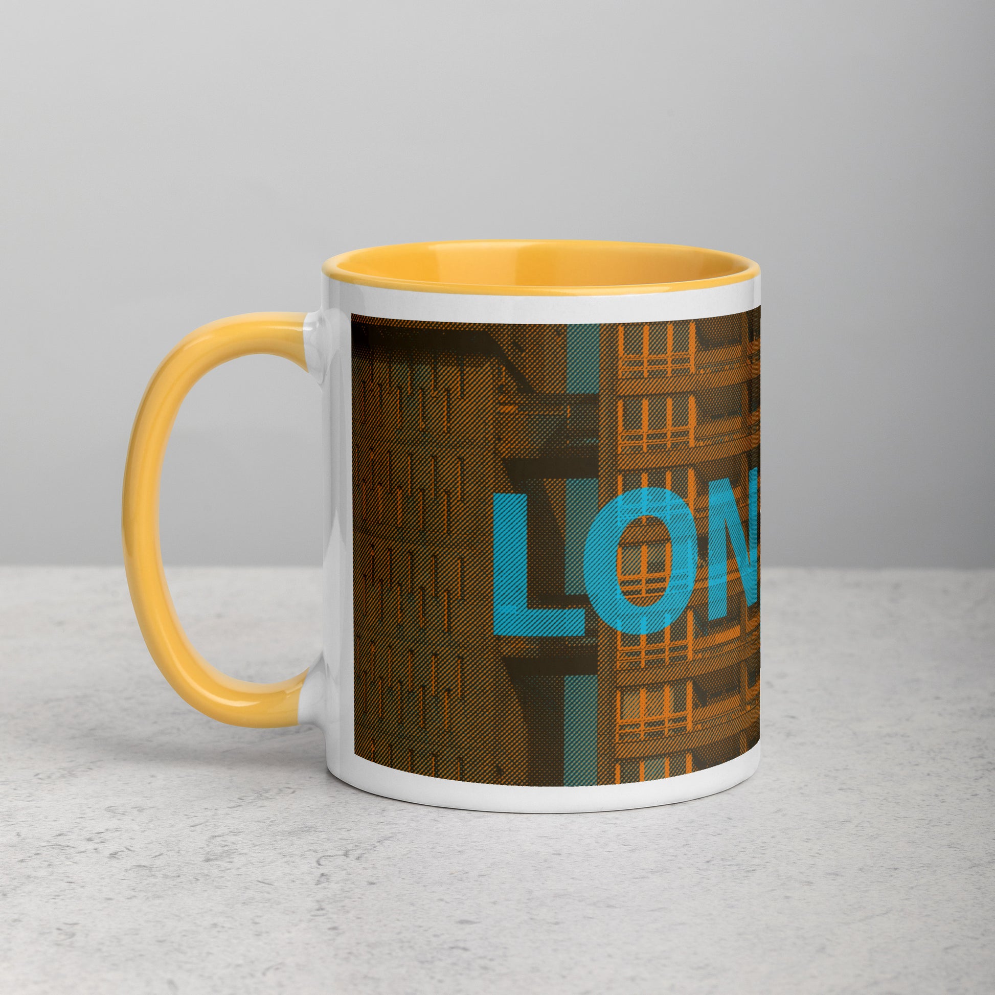 London Concrete Archive Ceramic Mug — 11oz city graphic | Mad Monkey