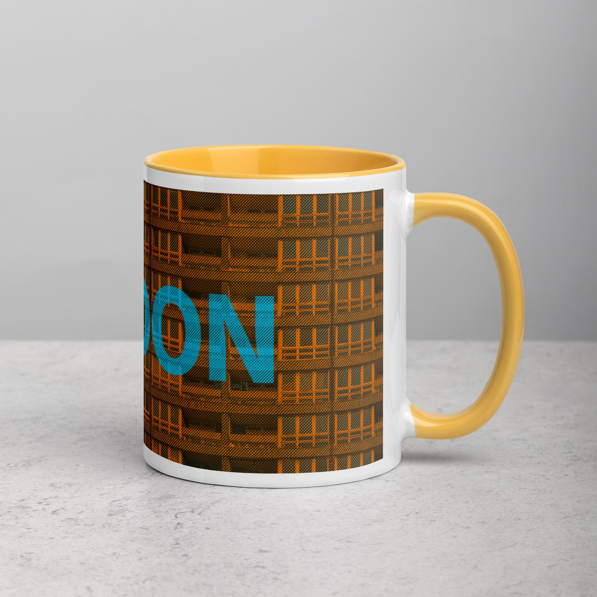 London Concrete Archive Ceramic Mug — 11oz city graphic | Mad Monkey
