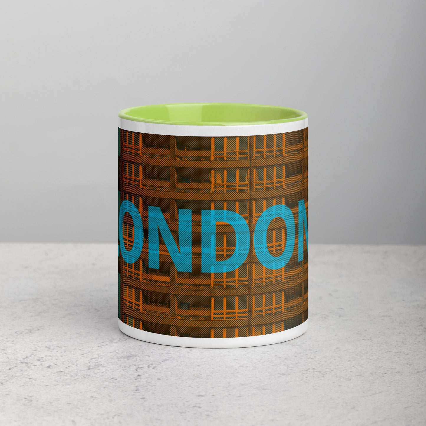 London Concrete Archive Ceramic Mug — 11oz city graphic | Mad Monkey