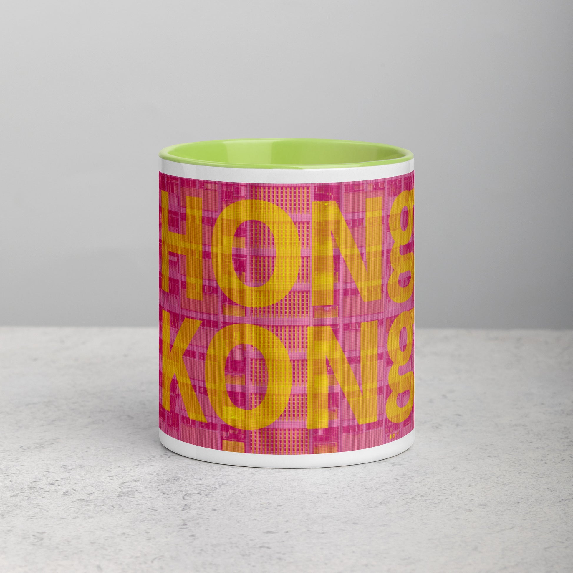 Hong Kong Concrete Archive Ceramic Mug — 11oz city graphic | Mad Monkey