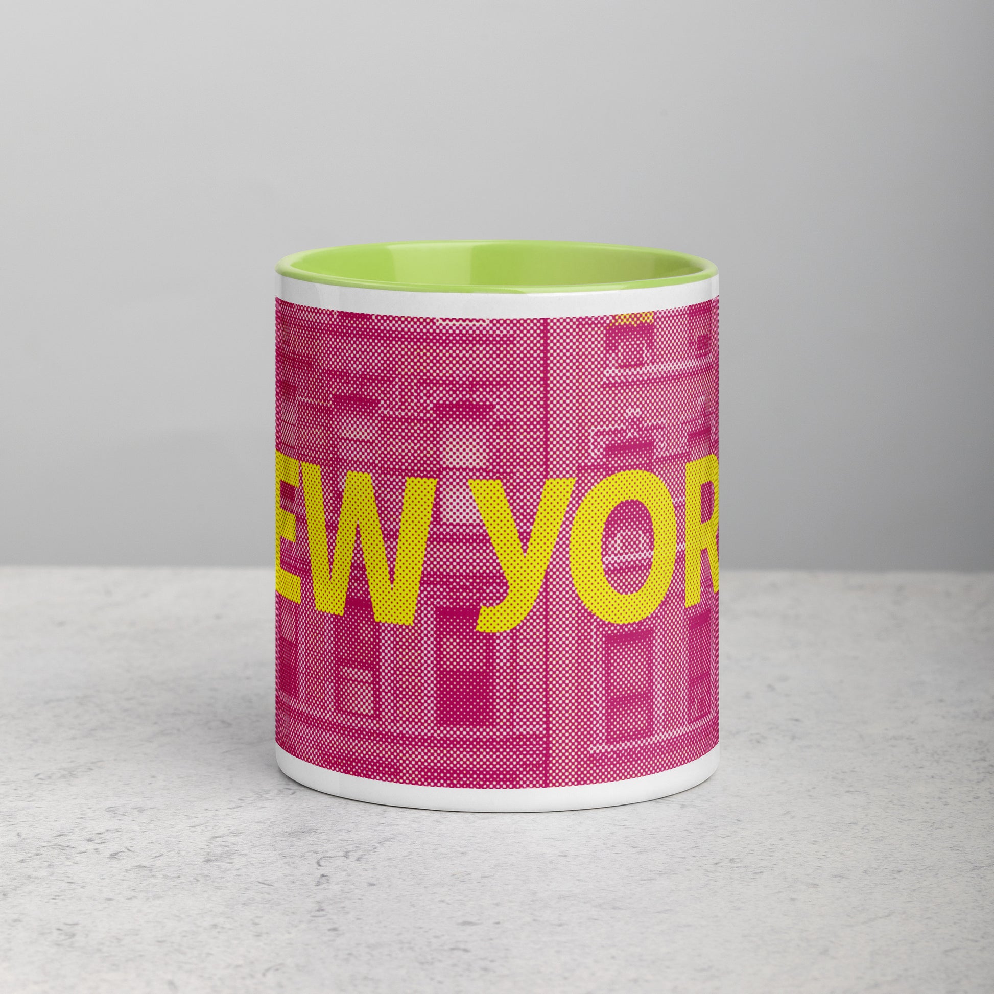 New York Concrete Archive Ceramic Mug — 11oz city graphic | Mad Monkey