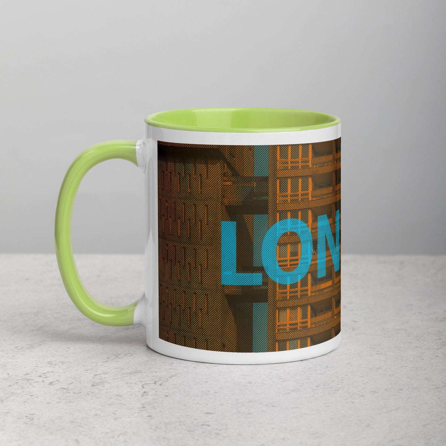 London Concrete Archive Ceramic Mug — 11oz city graphic | Mad Monkey