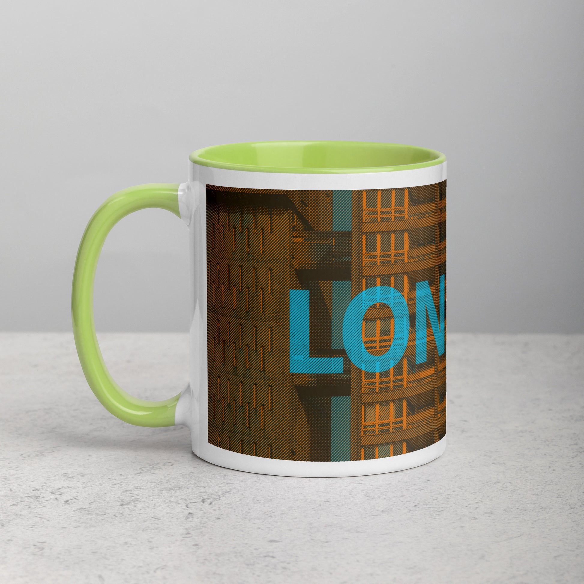 London Concrete Archive Ceramic Mug — 11oz city graphic | Mad Monkey