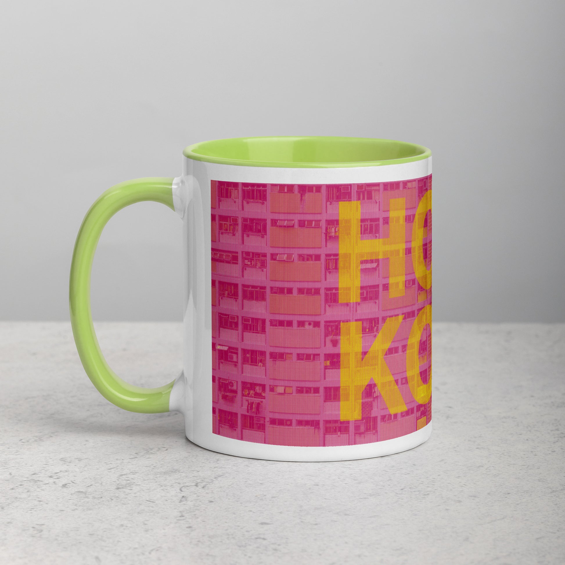 Hong Kong Concrete Archive Ceramic Mug — 11oz city graphic | Mad Monkey