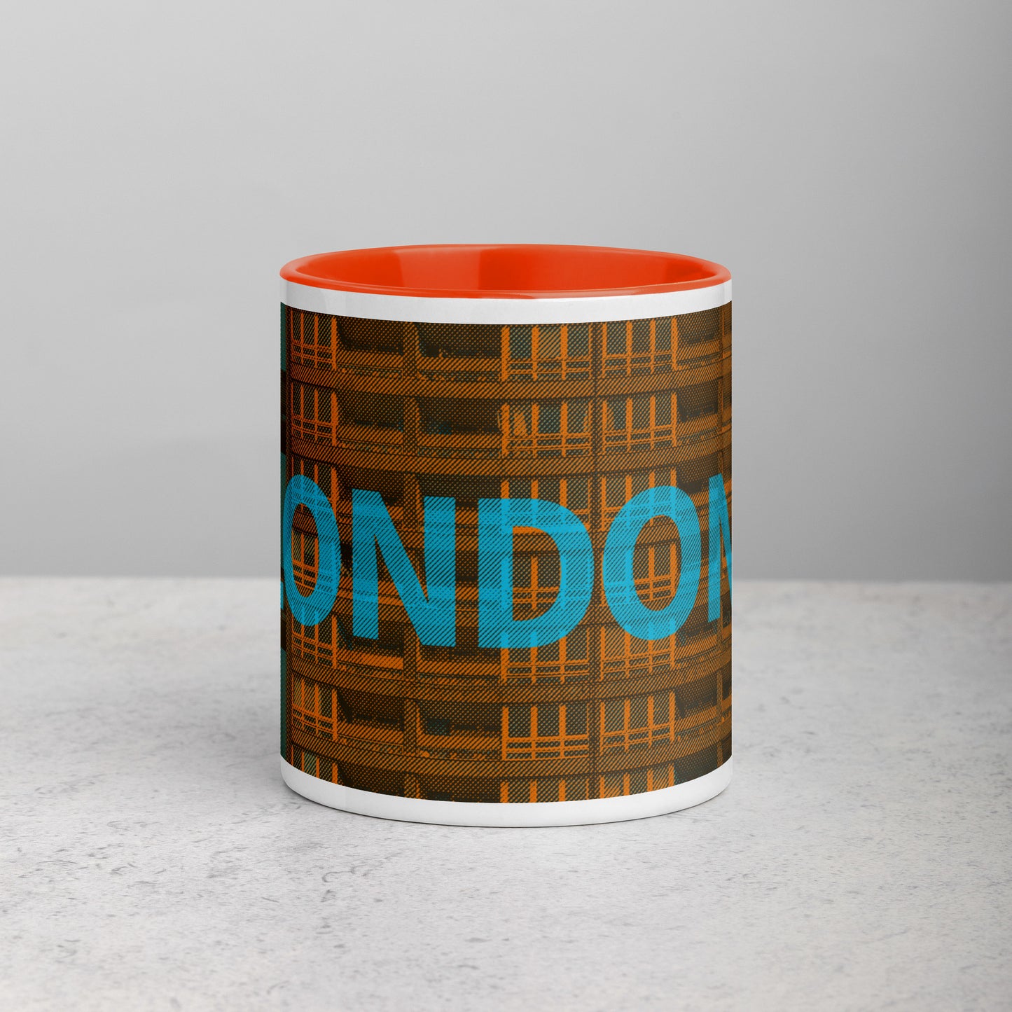 London Concrete Archive Ceramic Mug — 11oz city graphic | Mad Monkey