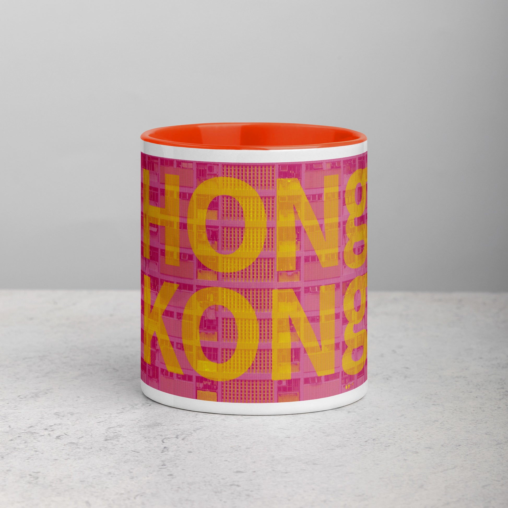 Hong Kong Concrete Archive Ceramic Mug — 11oz city graphic | Mad Monkey