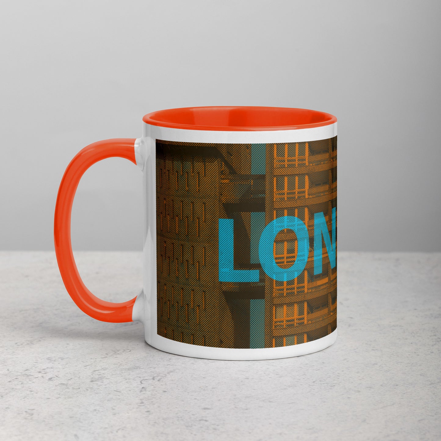London Concrete Archive Ceramic Mug — 11oz city graphic | Mad Monkey