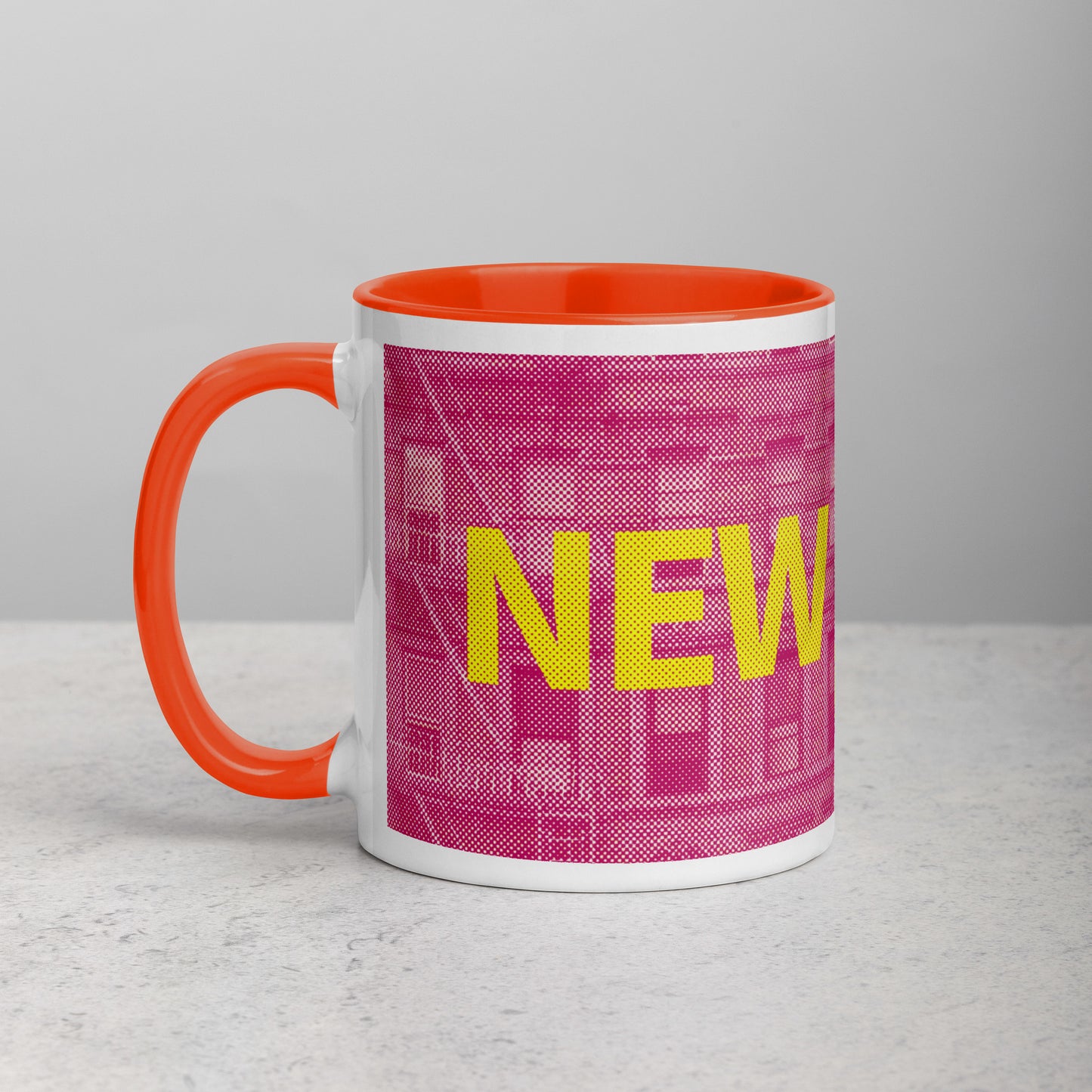 New York Concrete Archive Ceramic Mug — 11oz city graphic | Mad Monkey
