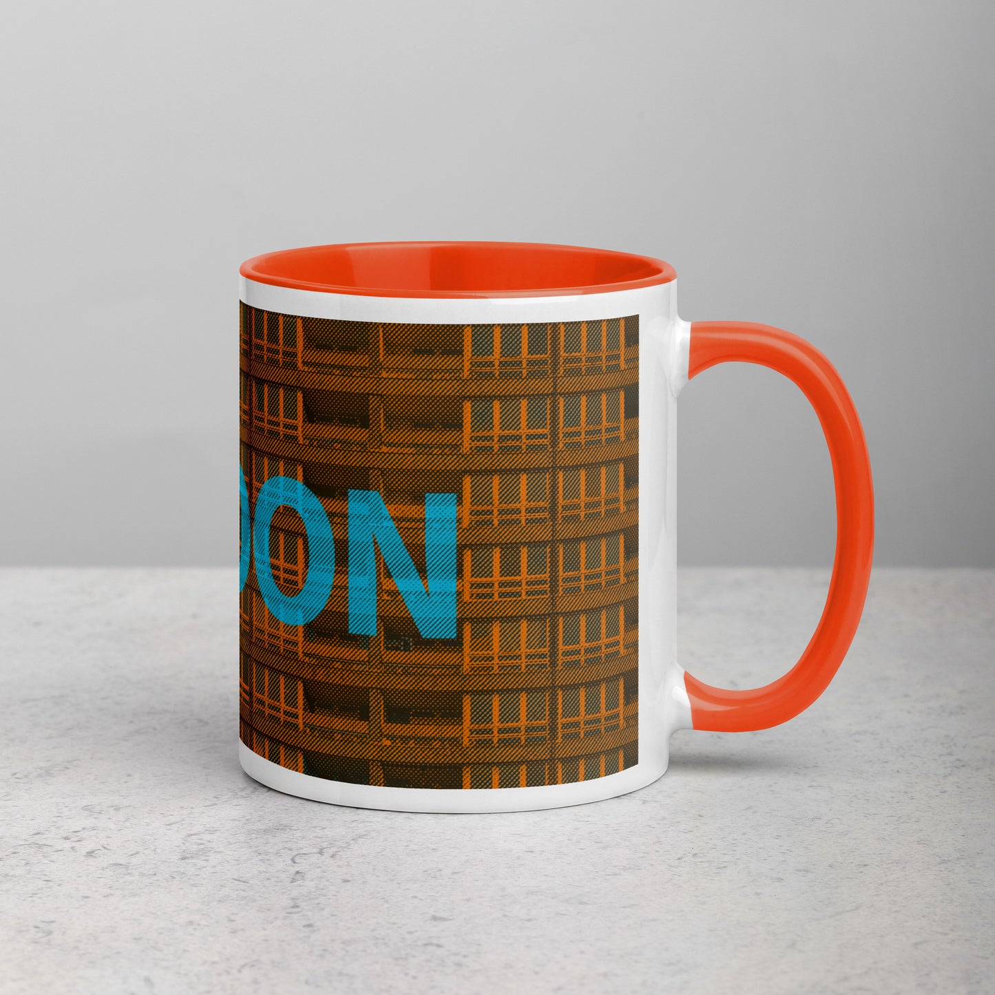 London Concrete Archive Ceramic Mug — 11oz city graphic | Mad Monkey